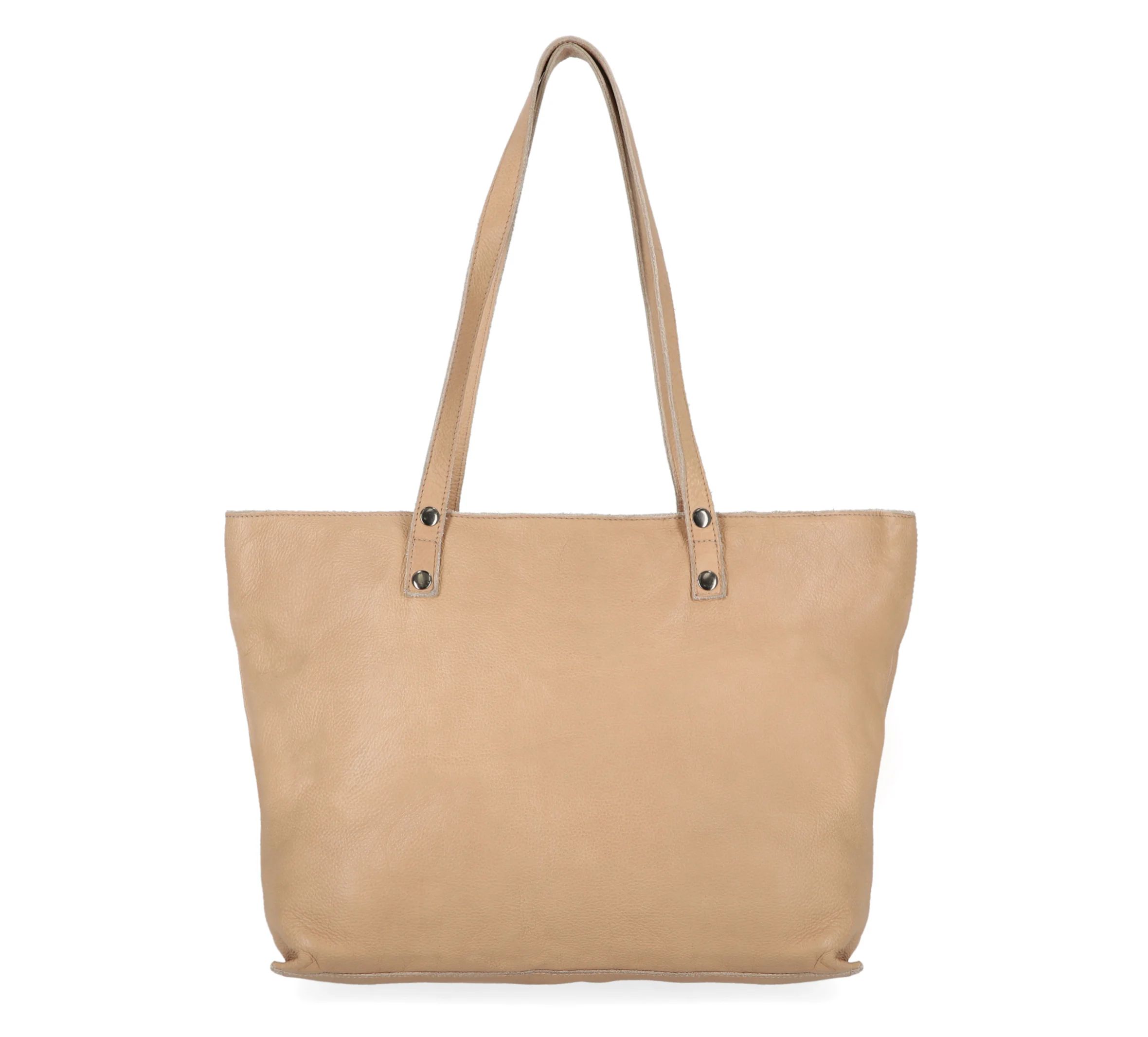 Washed H-D Leather Tote Bag