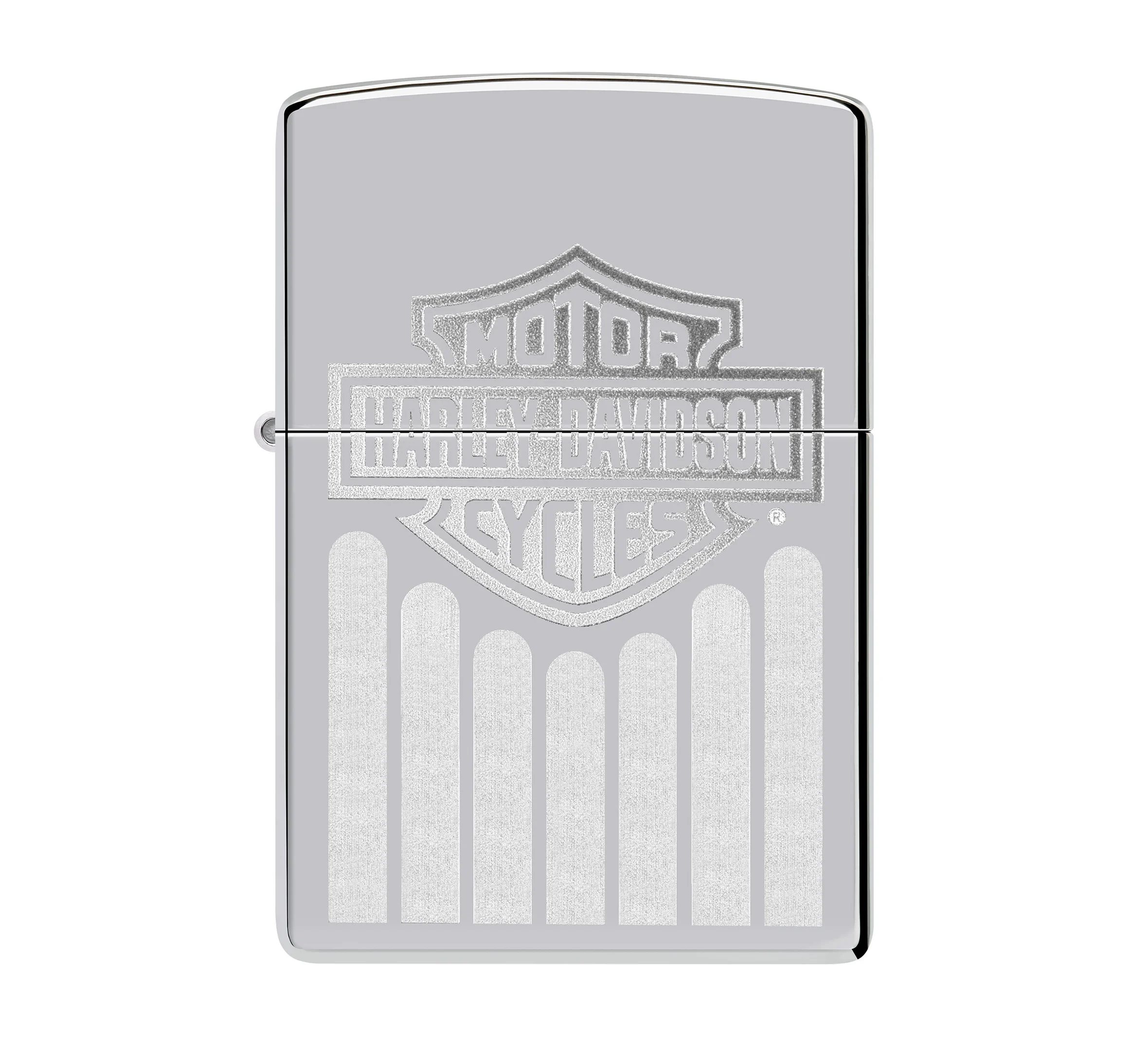 Harley-Davidson High Polish Chrome Lustre and Color Image Combo Windproof Lighter