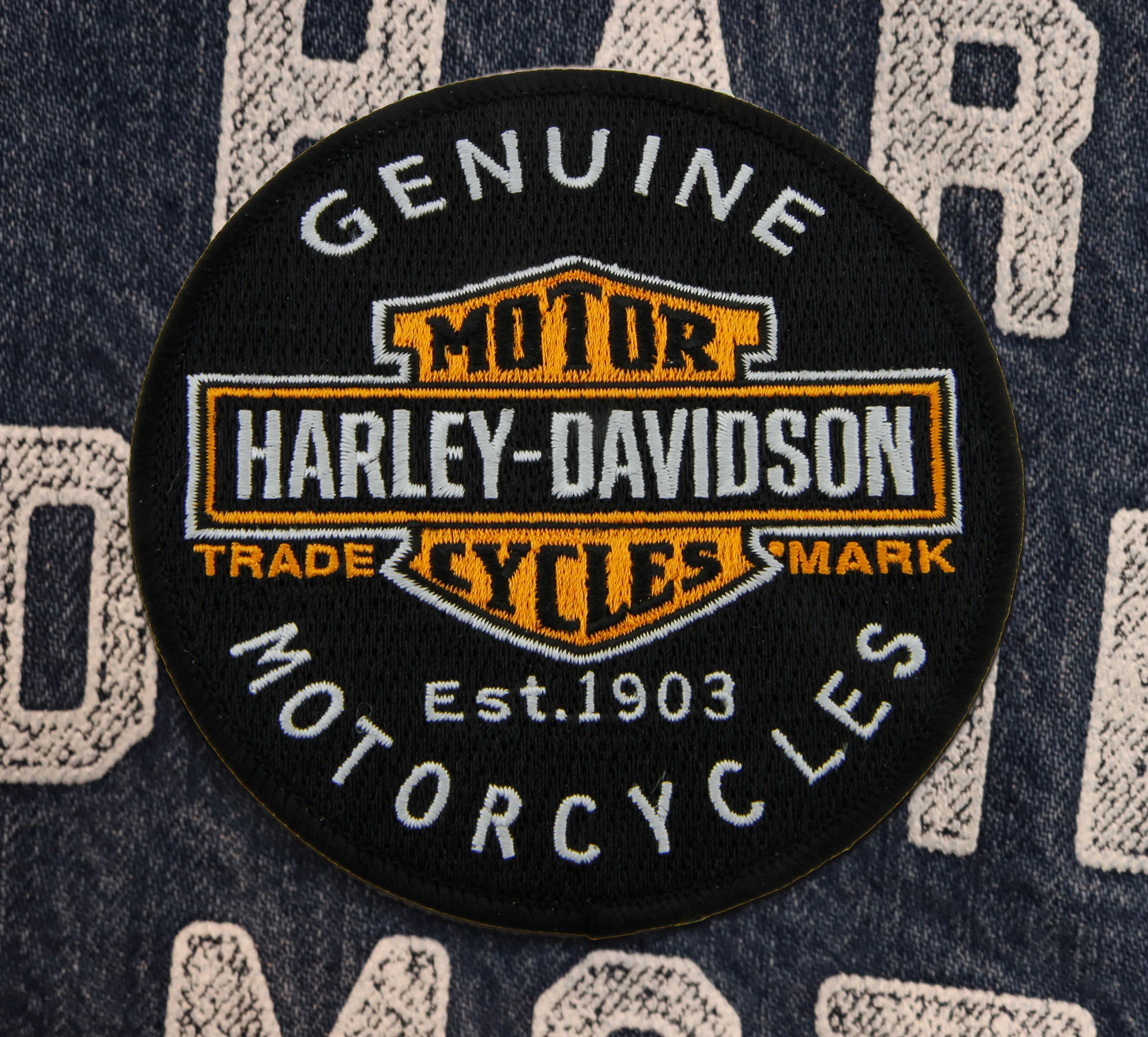 4" Genuine Motorcycles Patch