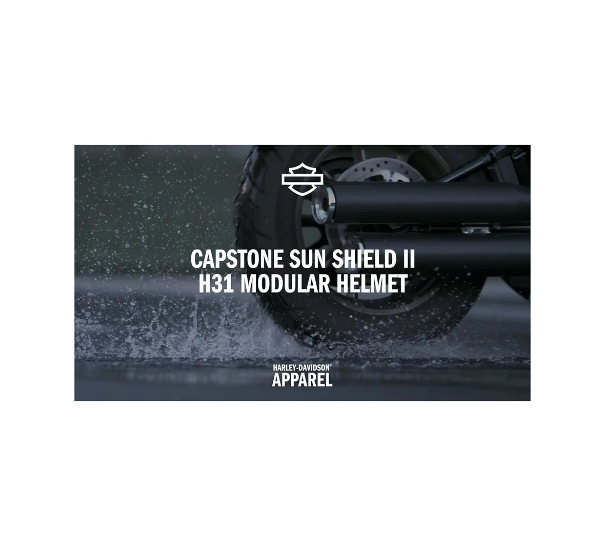 Capstone Sun Shield II H31 Modular Helmet - Gloss Reef Blue