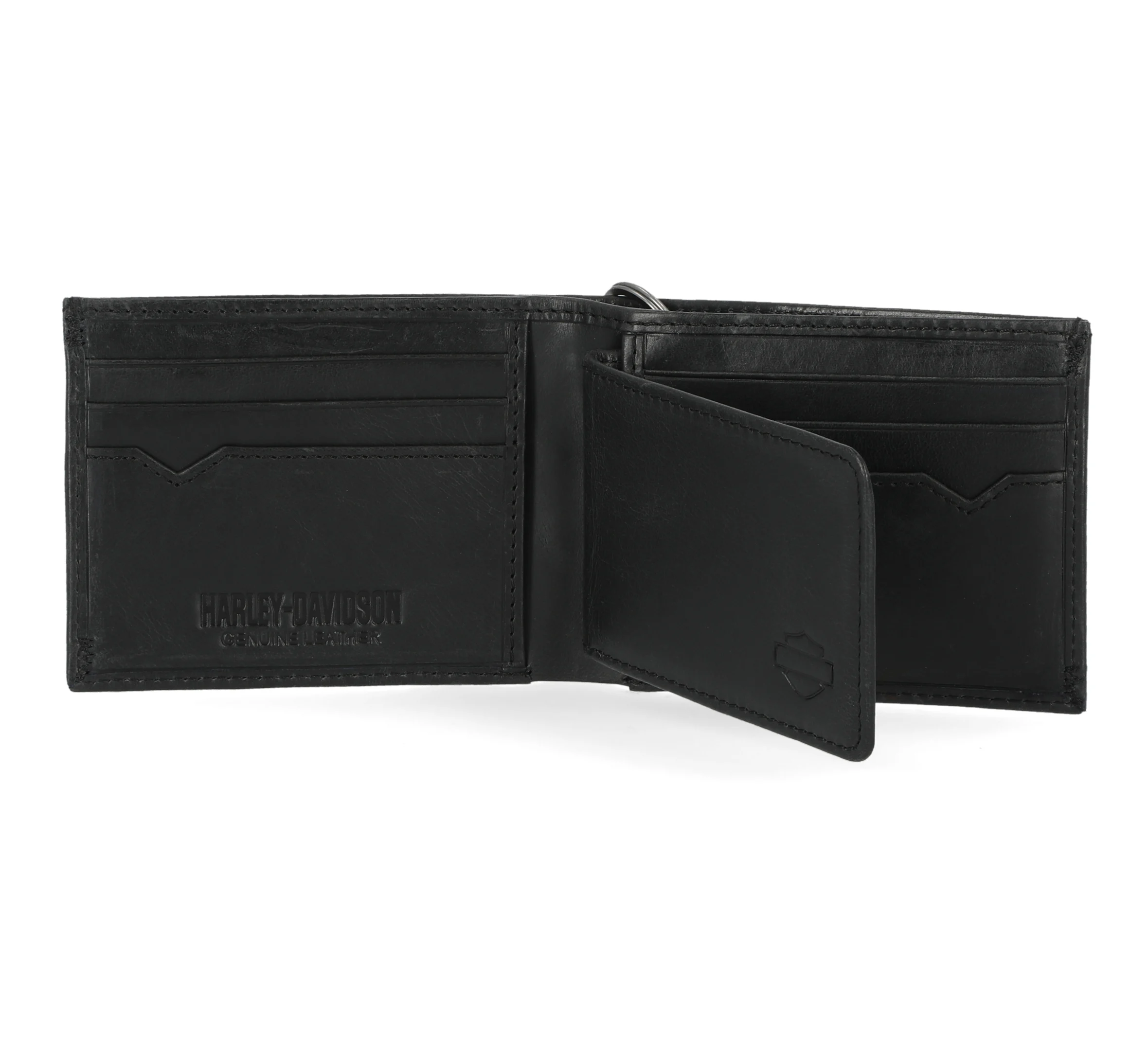Men's Universal Classic Billfold Leather Wallet With Chain