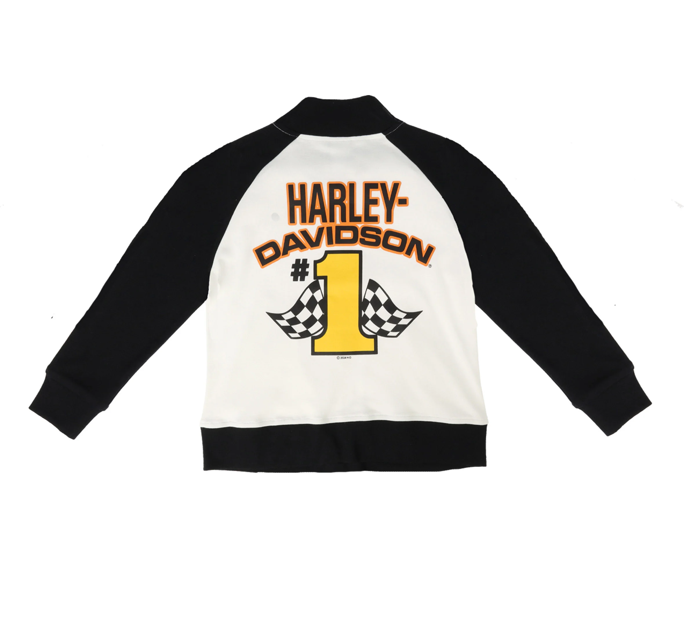 Toddler Girl's Race Collection Knit Track Jacket