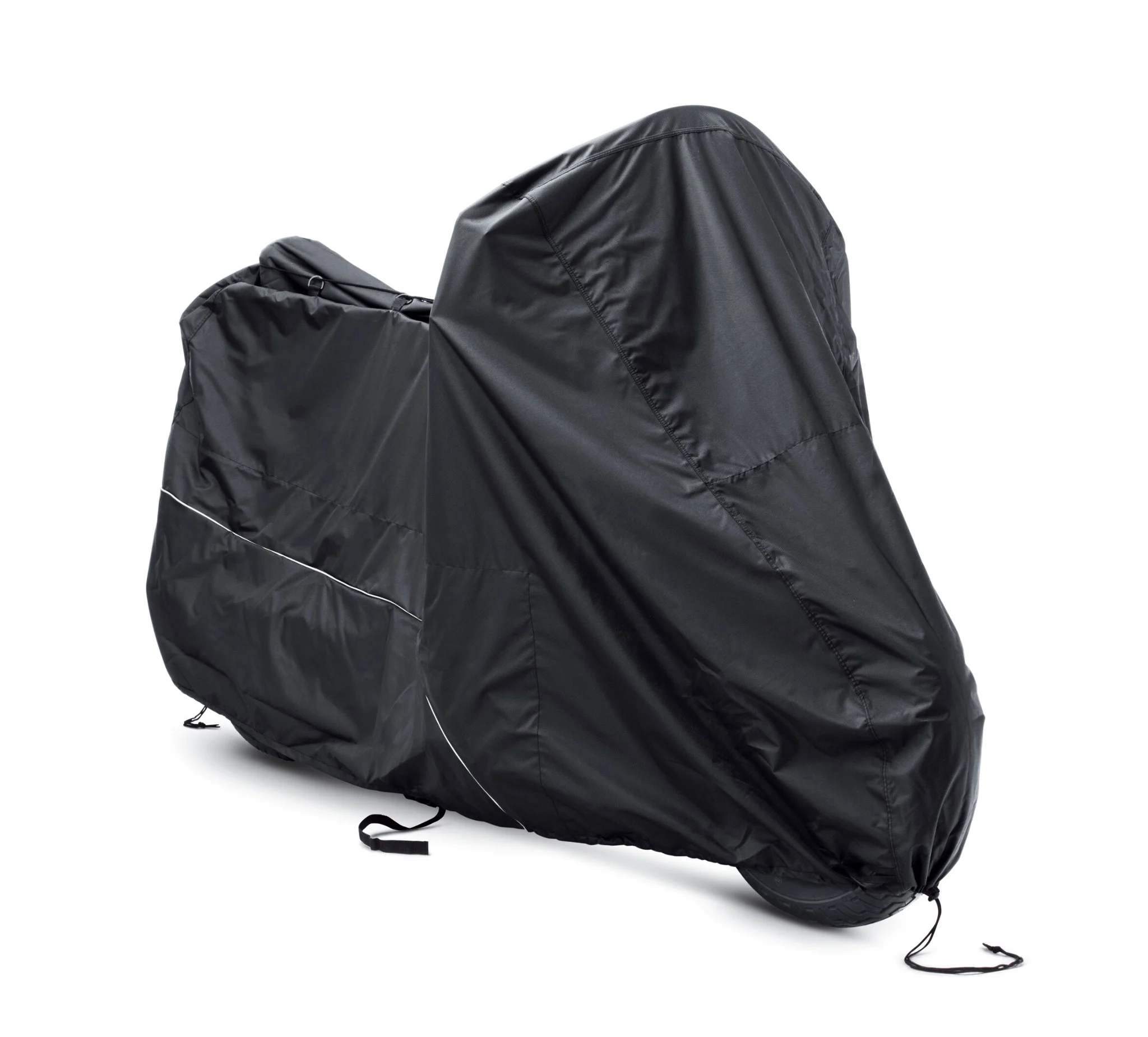Indoor/Outdoor Black Motorcycle Cover