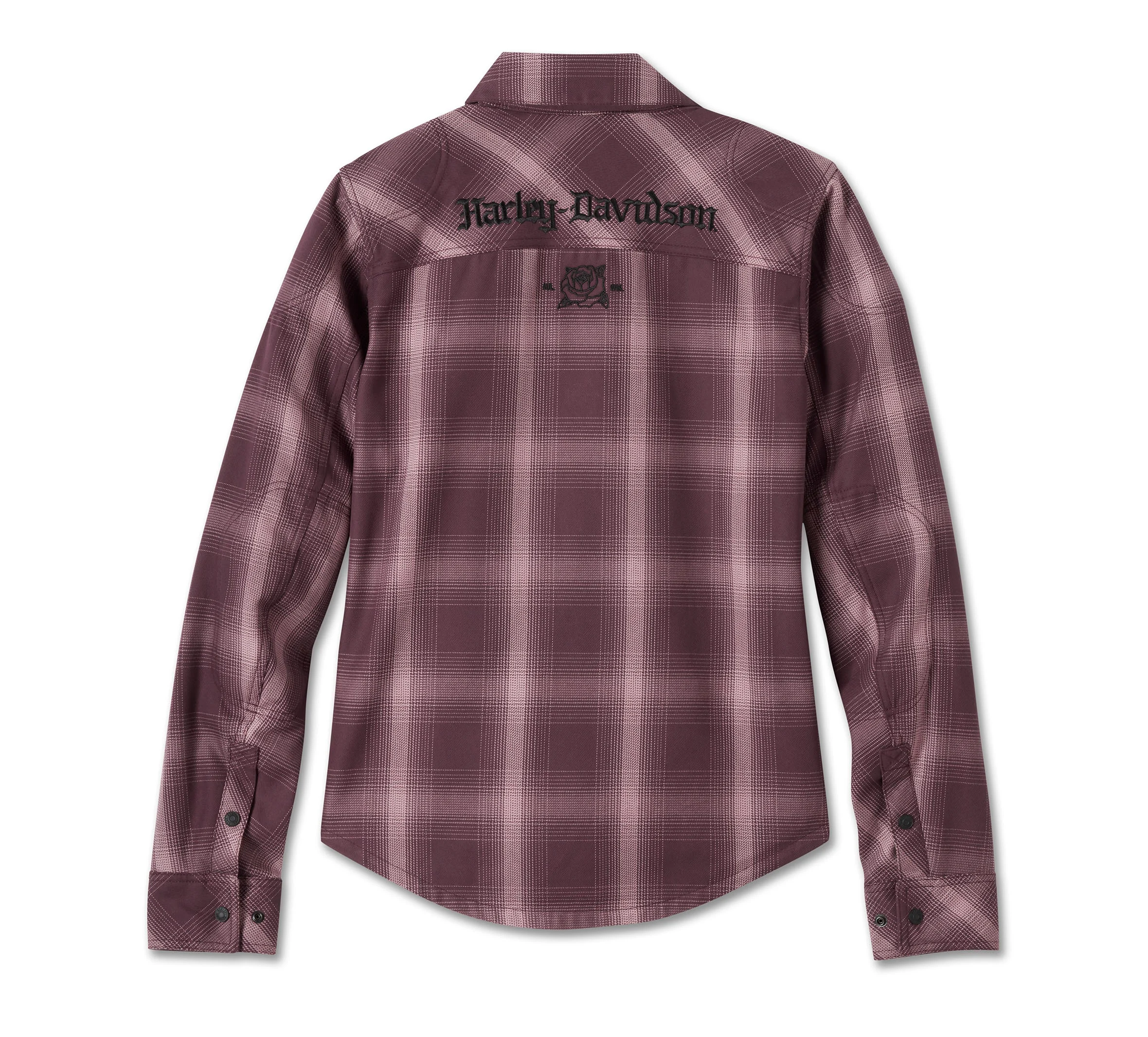Women's H-D Operative 2.0 Riding Shirt Jacket - Plaid - Sassafras & Wistful Mauve