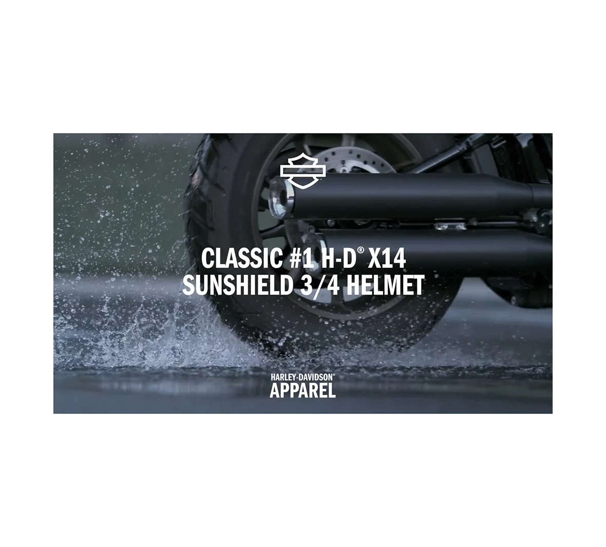 Classic #1 X14 Sun Shield 3/4 Helmet