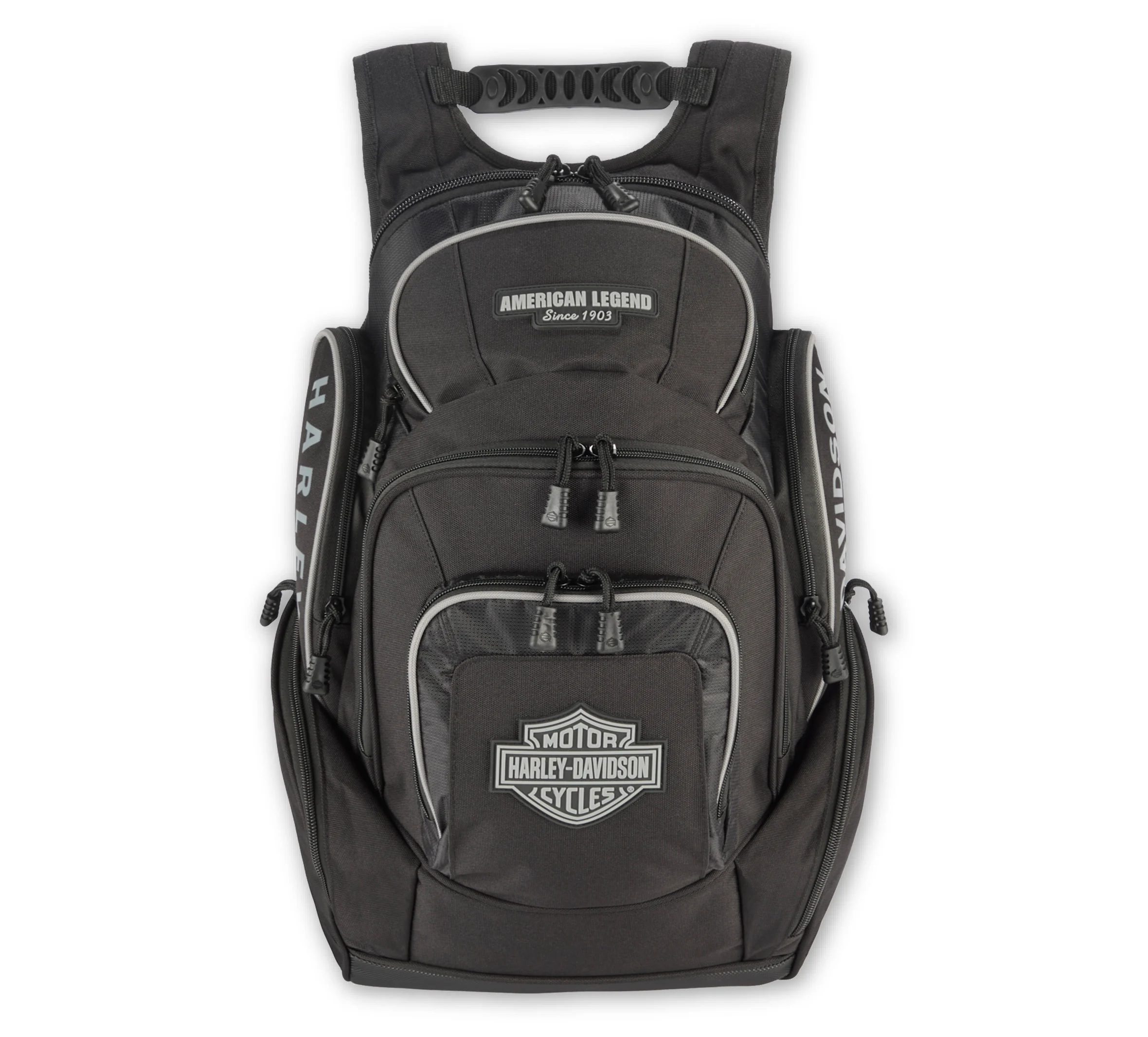 Legend Backpack - Black w/ Silver