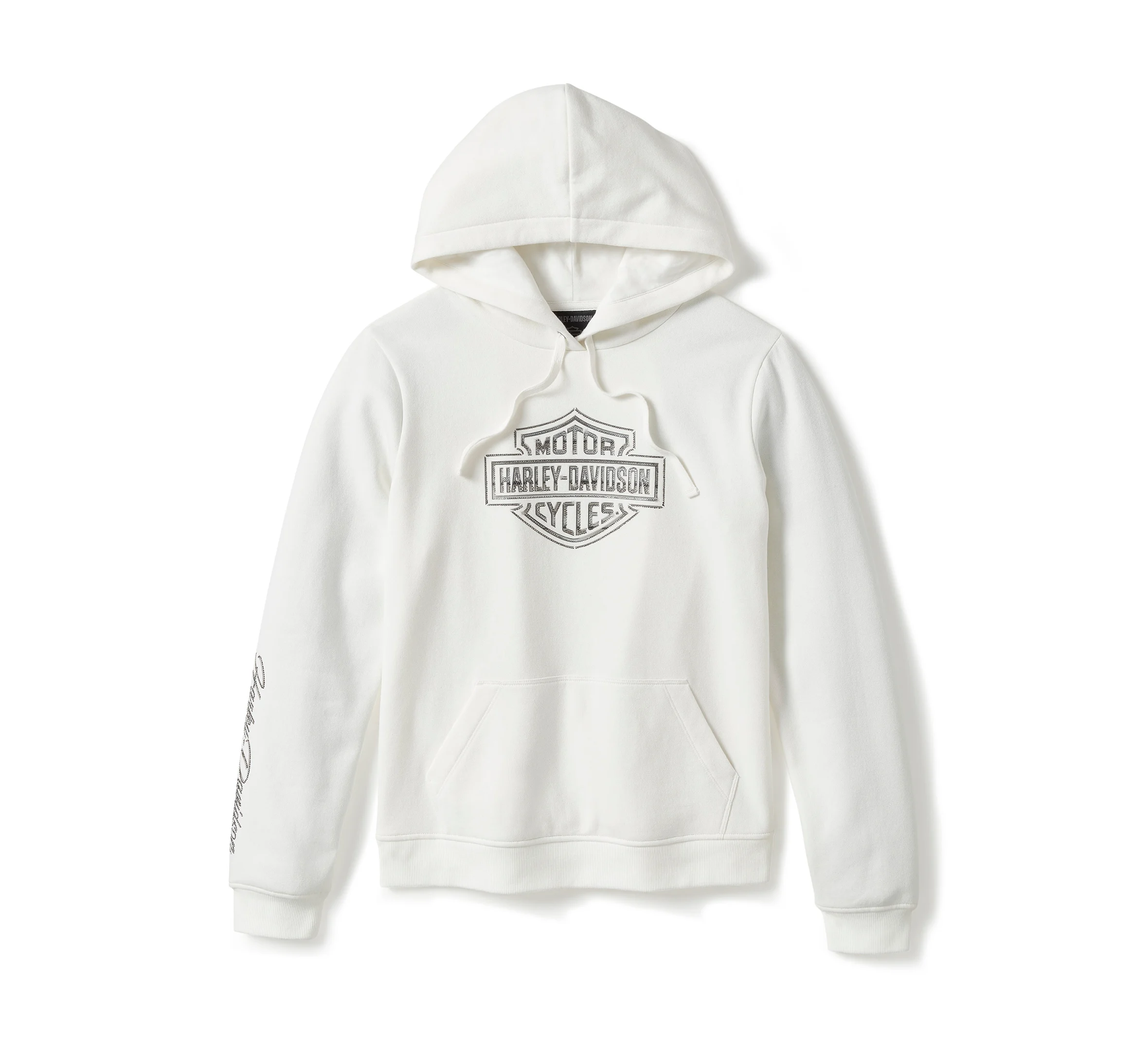 Women's Essential Bling Pullover Fleece Hoodie - Cloud Dancer