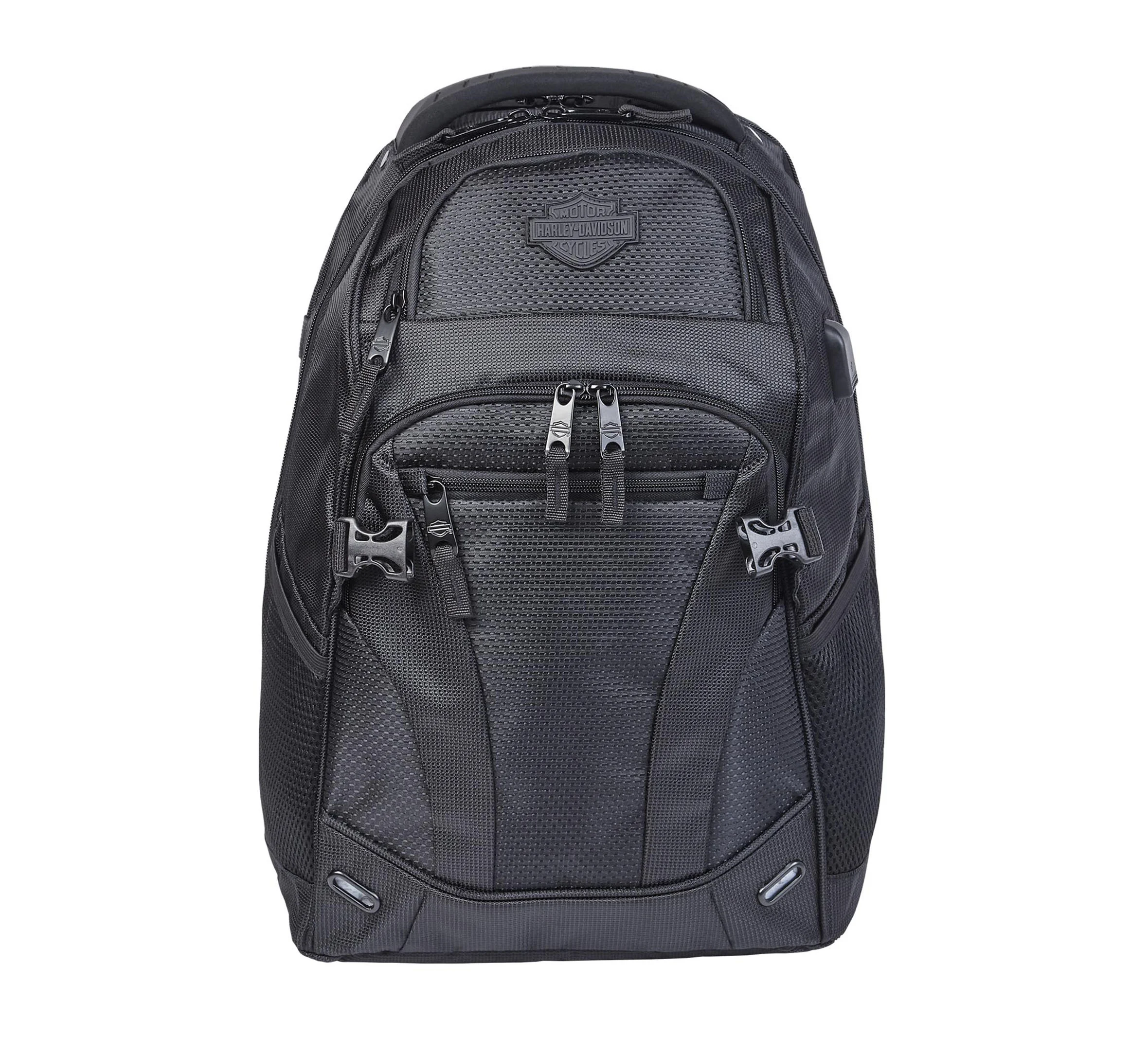 "Renegade II" USB Backpack - Black