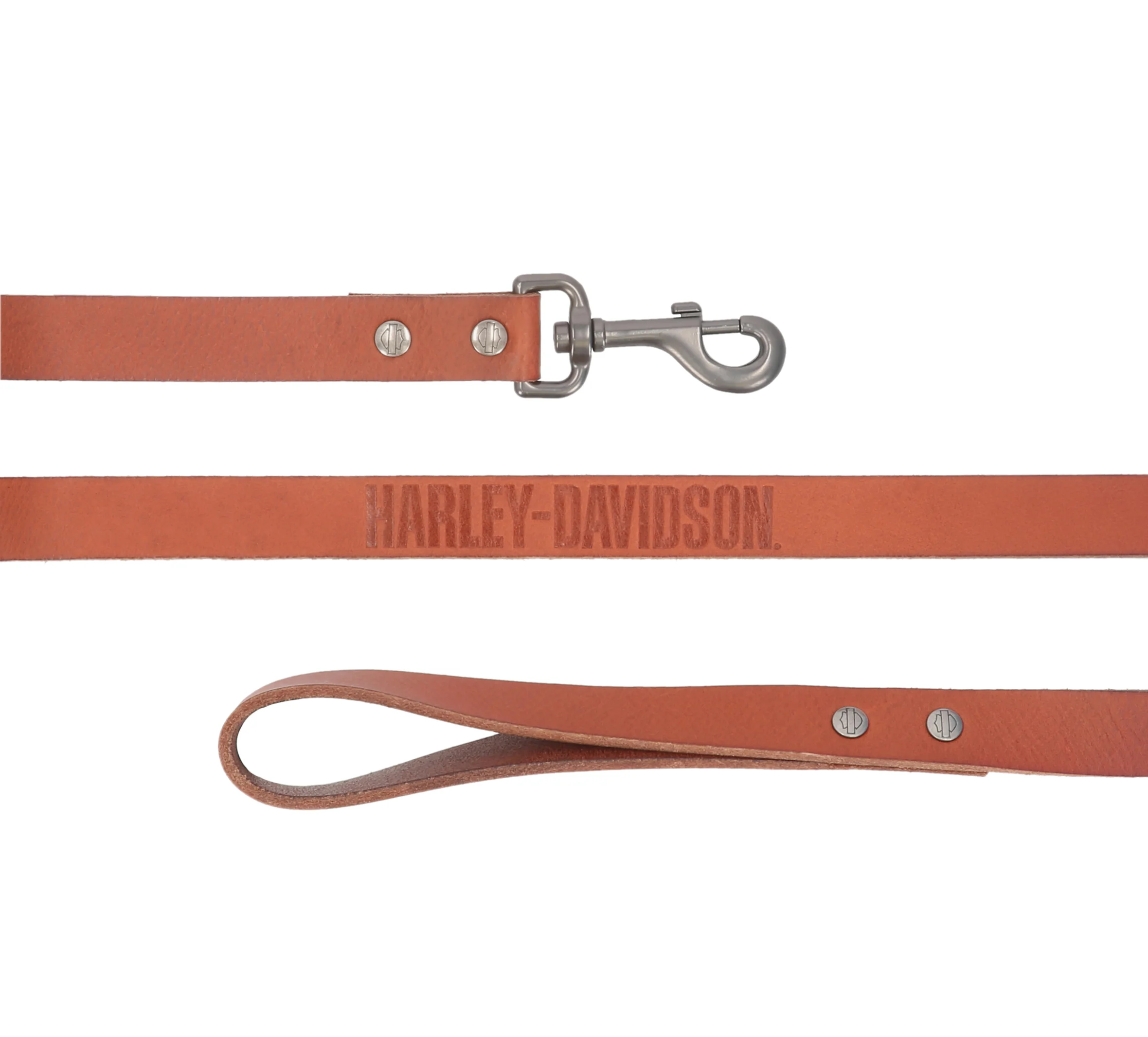 Leather Dog Leash Cognac - 5'