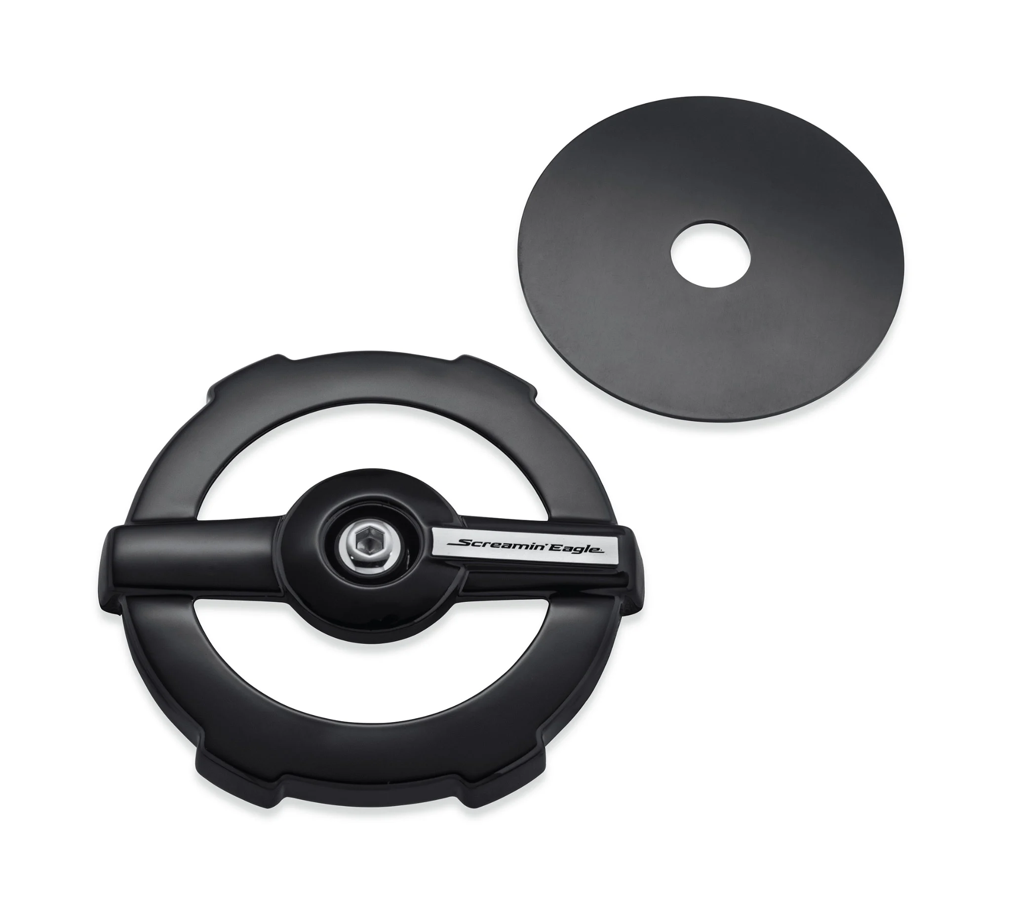 Screamin' Eagle Round Air Cleaner Cover - Ratchet