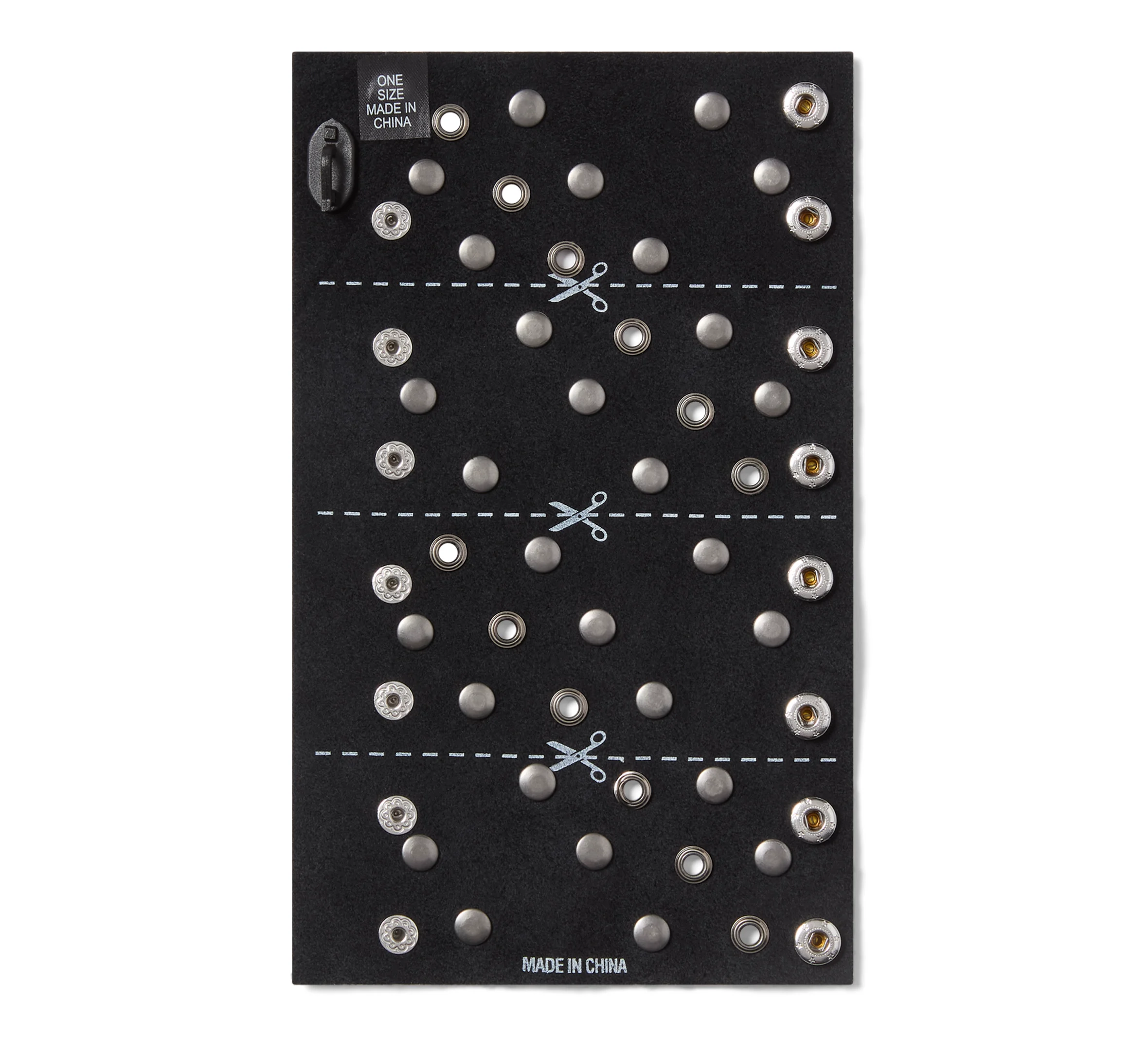 Hairpin Studded Leather Ponytail Wrap