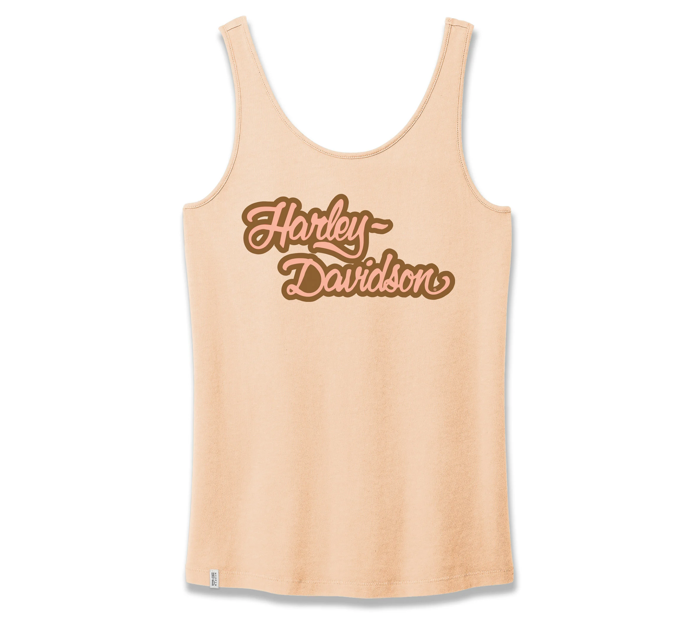Women's H-D Script Font Tank Top