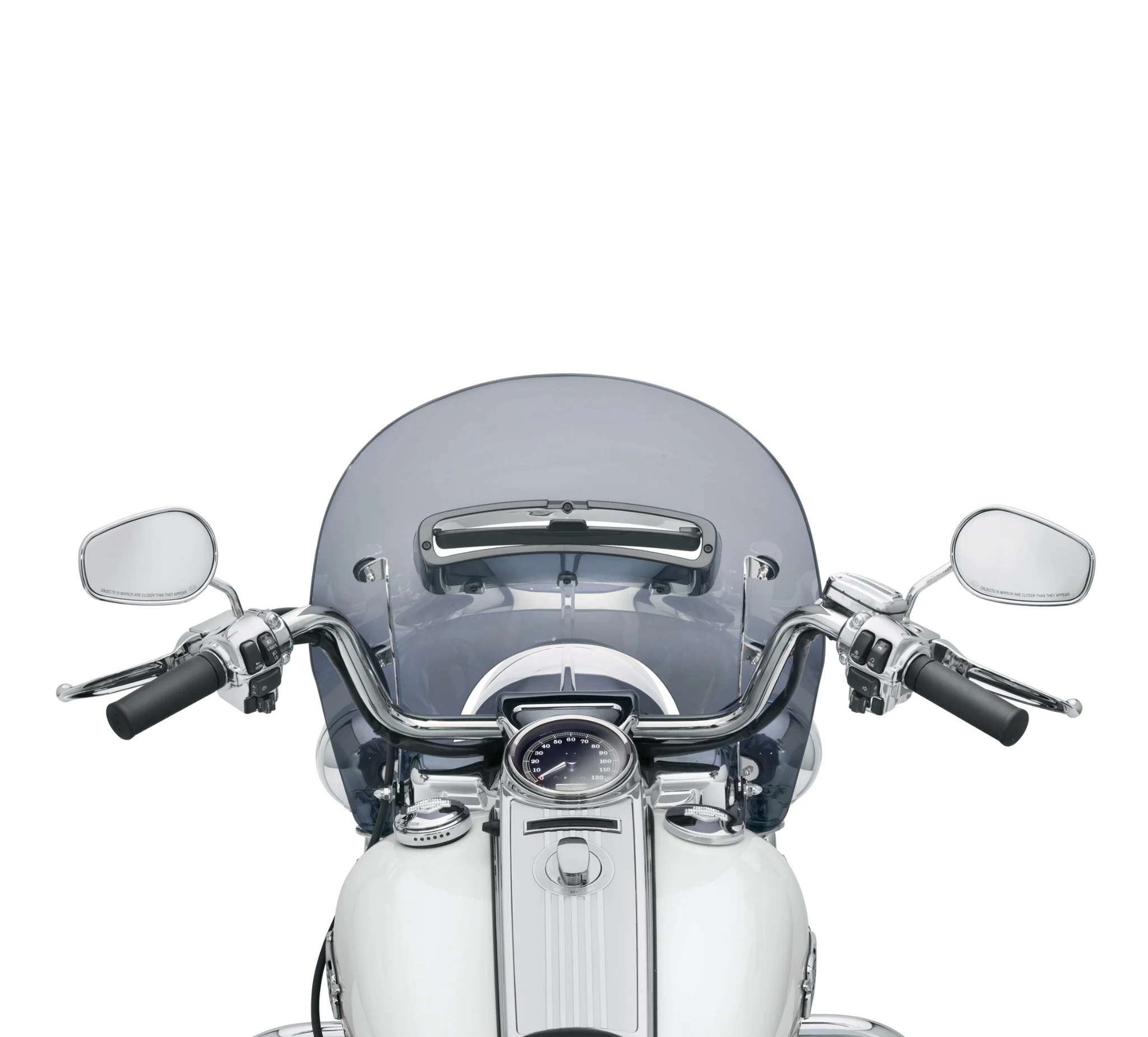 H-D Detachables Wind Splitter Vented Windshield