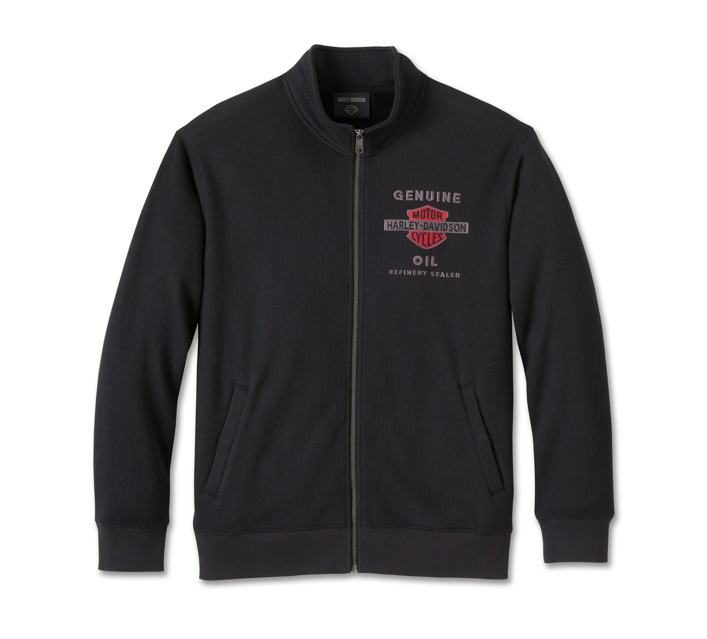 Men's Genuine Bar & Shield Track Jacket - Harley Black