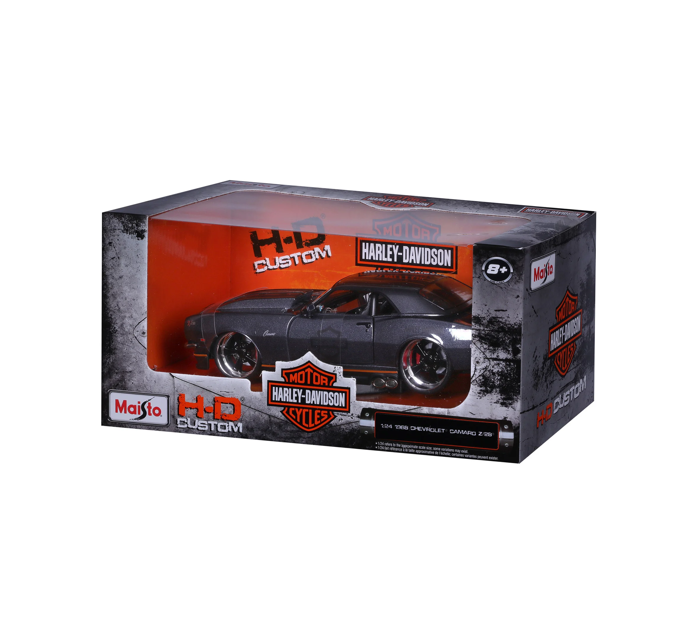 H-D 1:24 Scale Diecast Custom 1968 Chevrolet Camaro