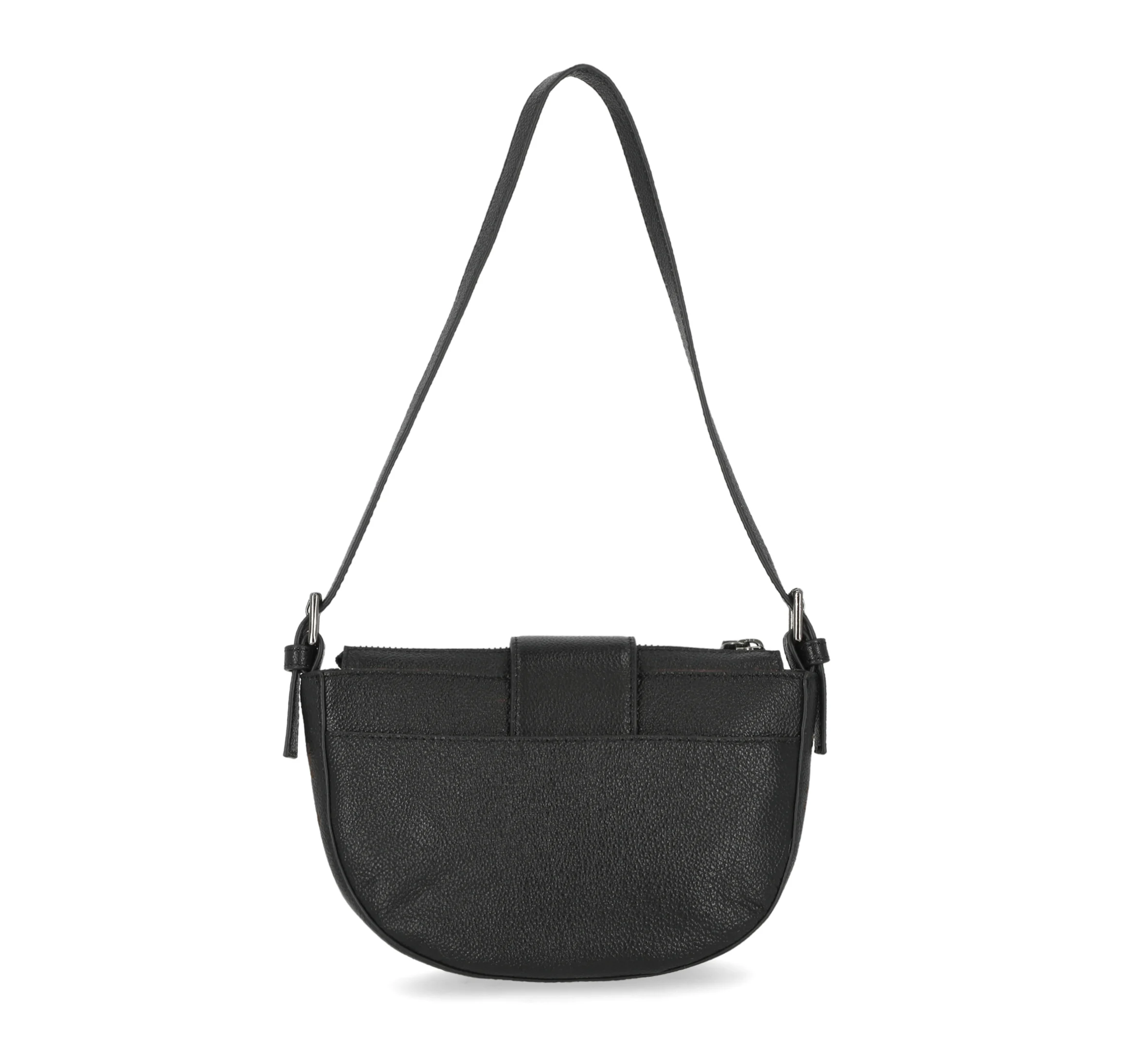 Buckle Closure Quilted Mini Bag