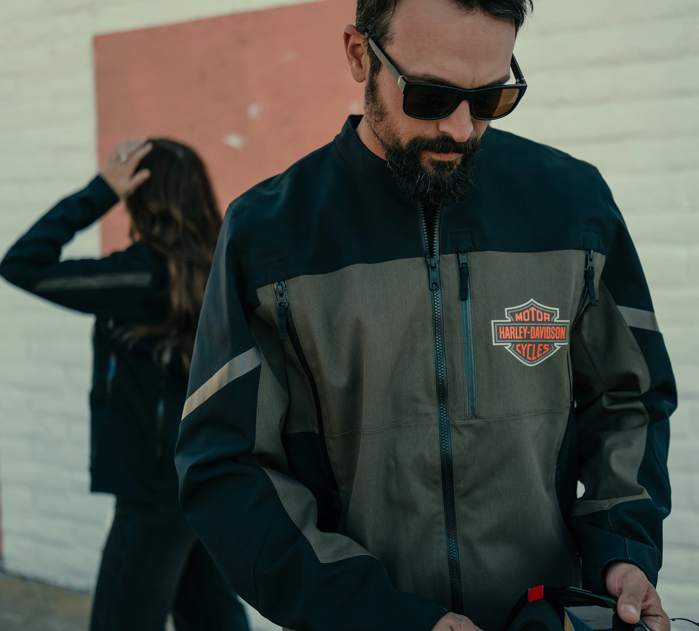 Men's H-D Waterproof Textile Riding Jacket