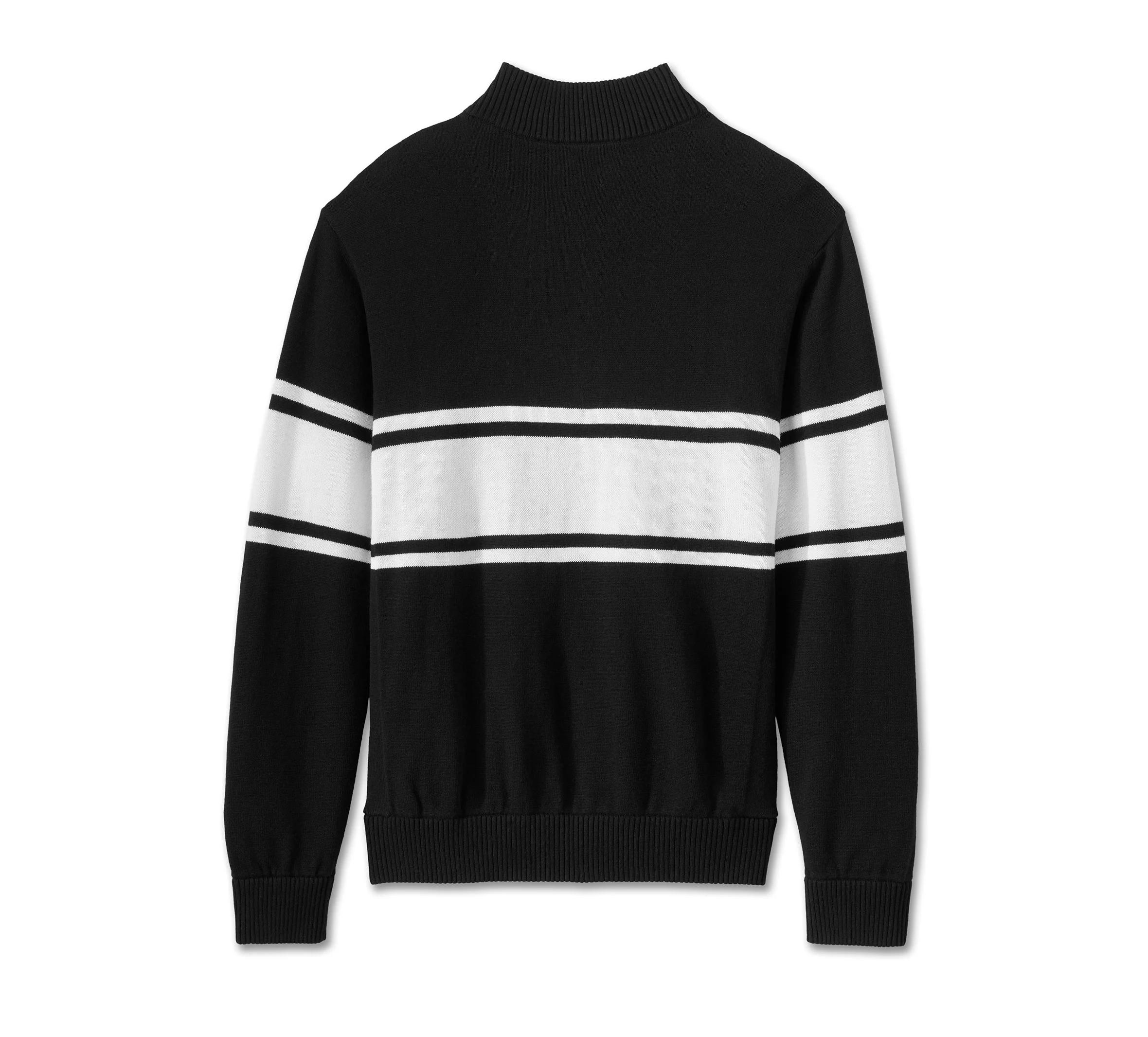 Men's Harley-Davidson 1/4 Zip Sweater - Harley Black