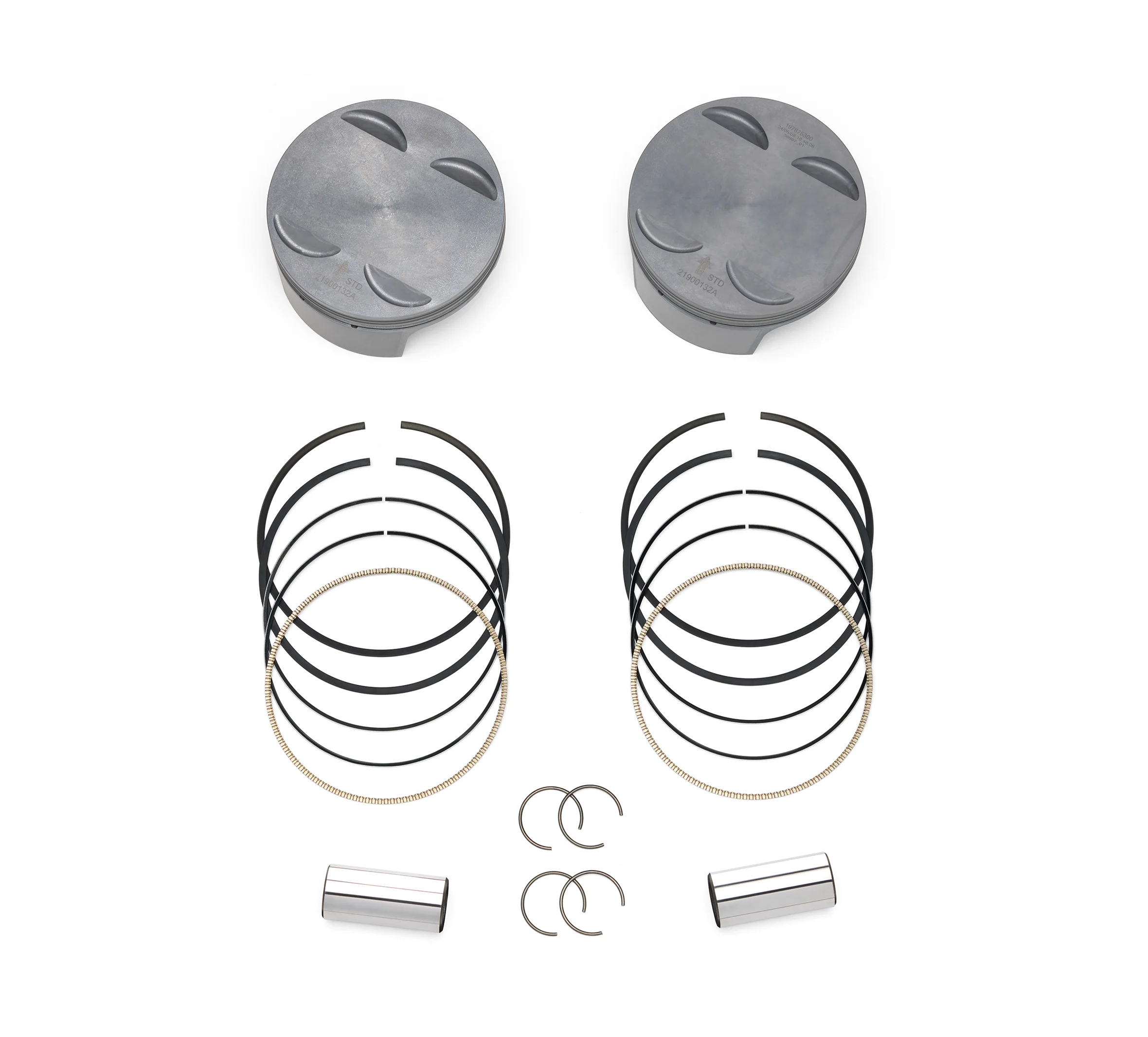 Screamin' Eagle Forged High-Compression Piston Kit - 4.155" X 4.5" (122ci)