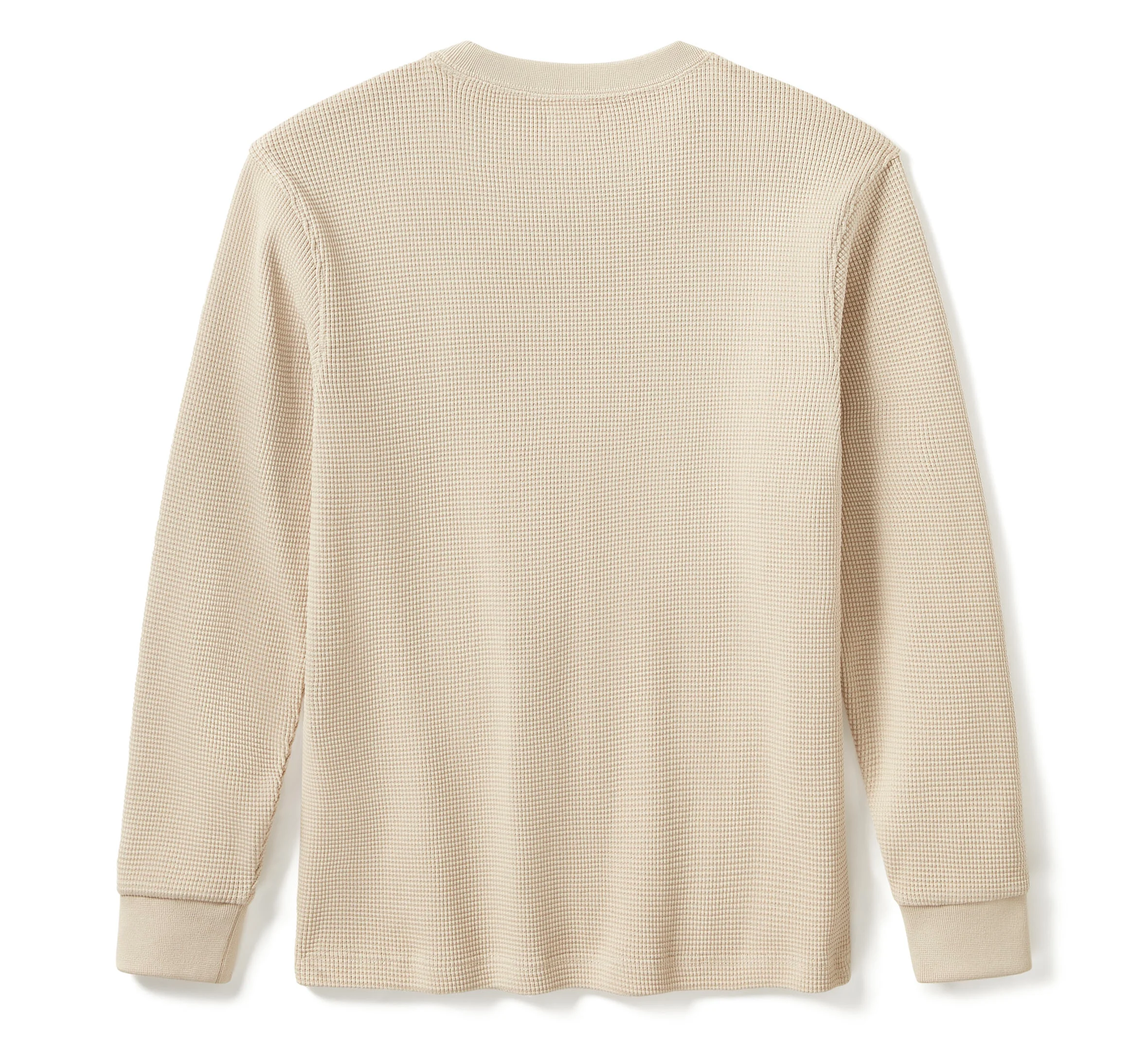 OG SILVER WING WAFFLE LONG SLEEVE SHIRT - Gray Sand