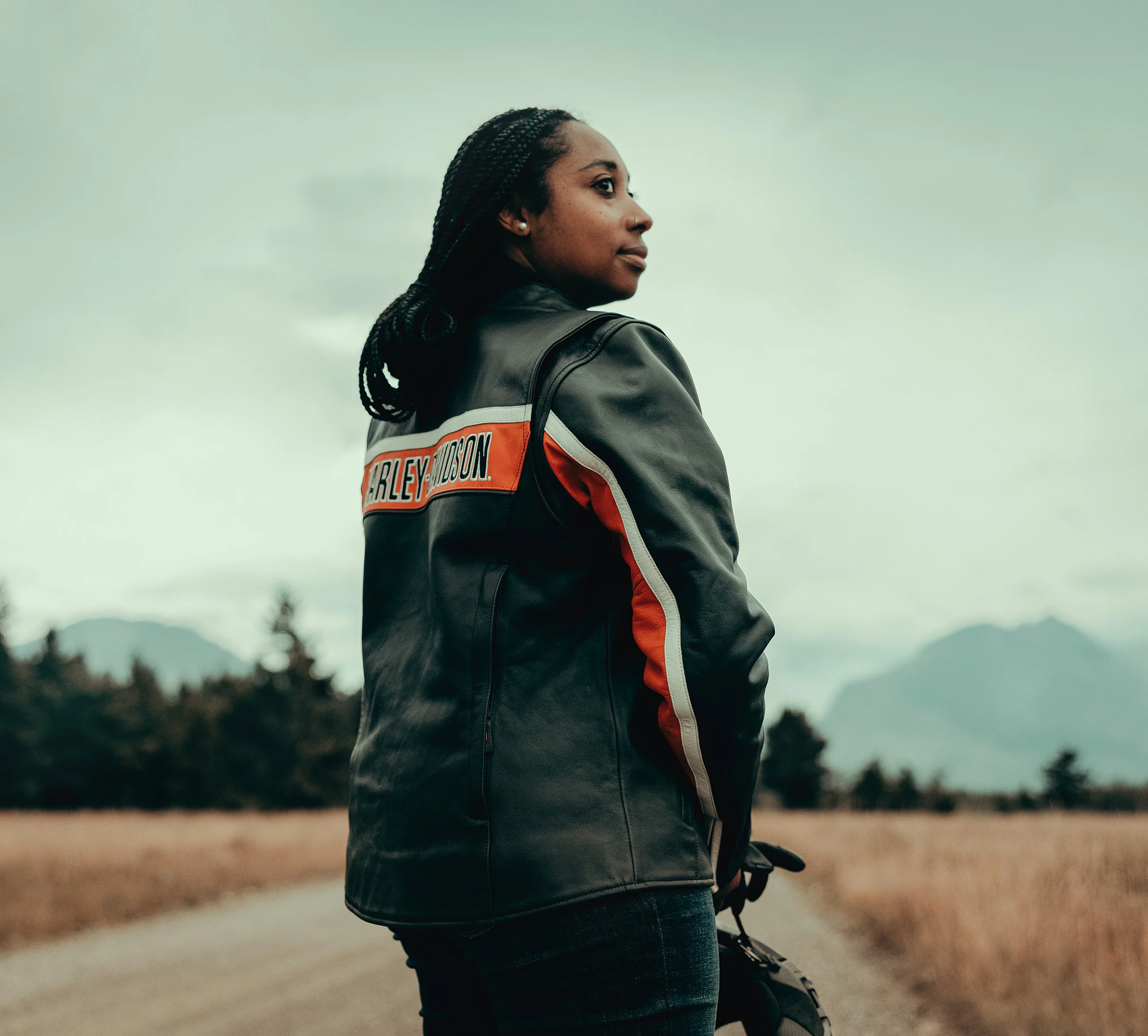 Women's H-D Trenton Leather Riding Jacket