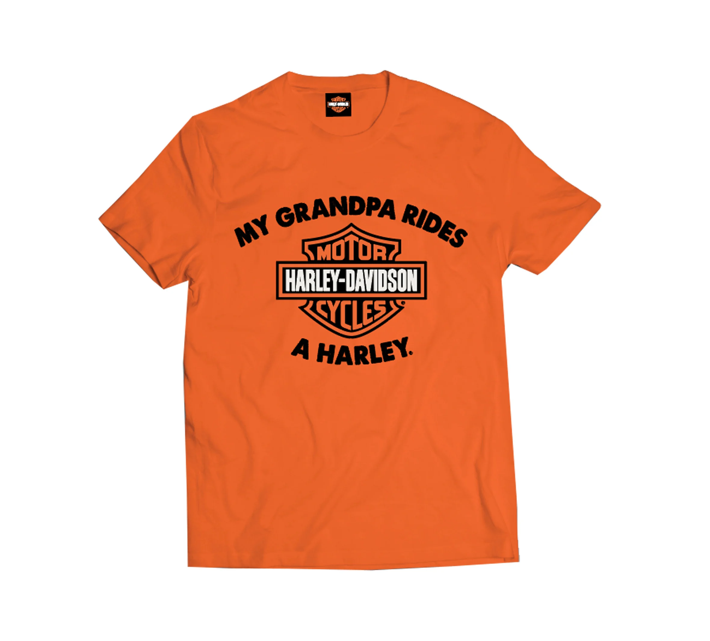 Boys Grandpa Rides a Harley Tee
