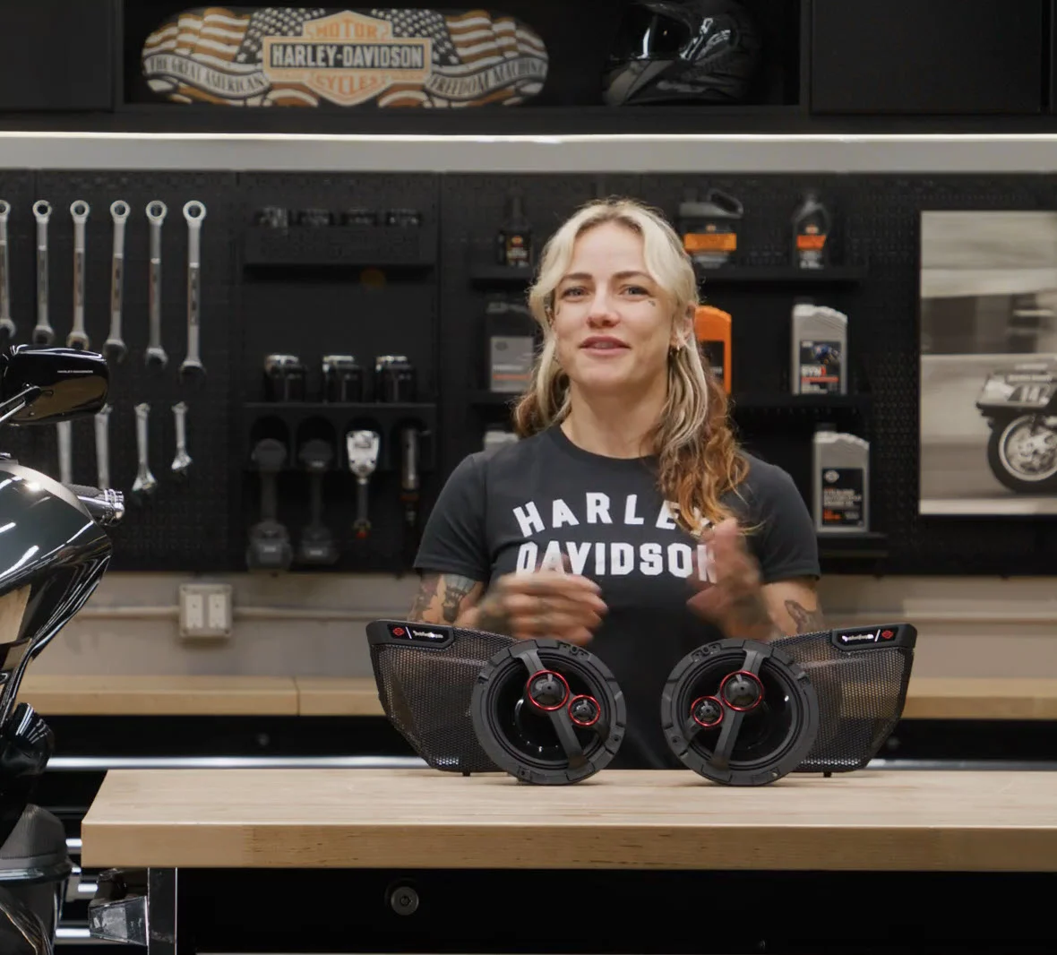 Harley-Davidson Audio powered by Rockford Fosgate - Stage III 4-Speaker Kit