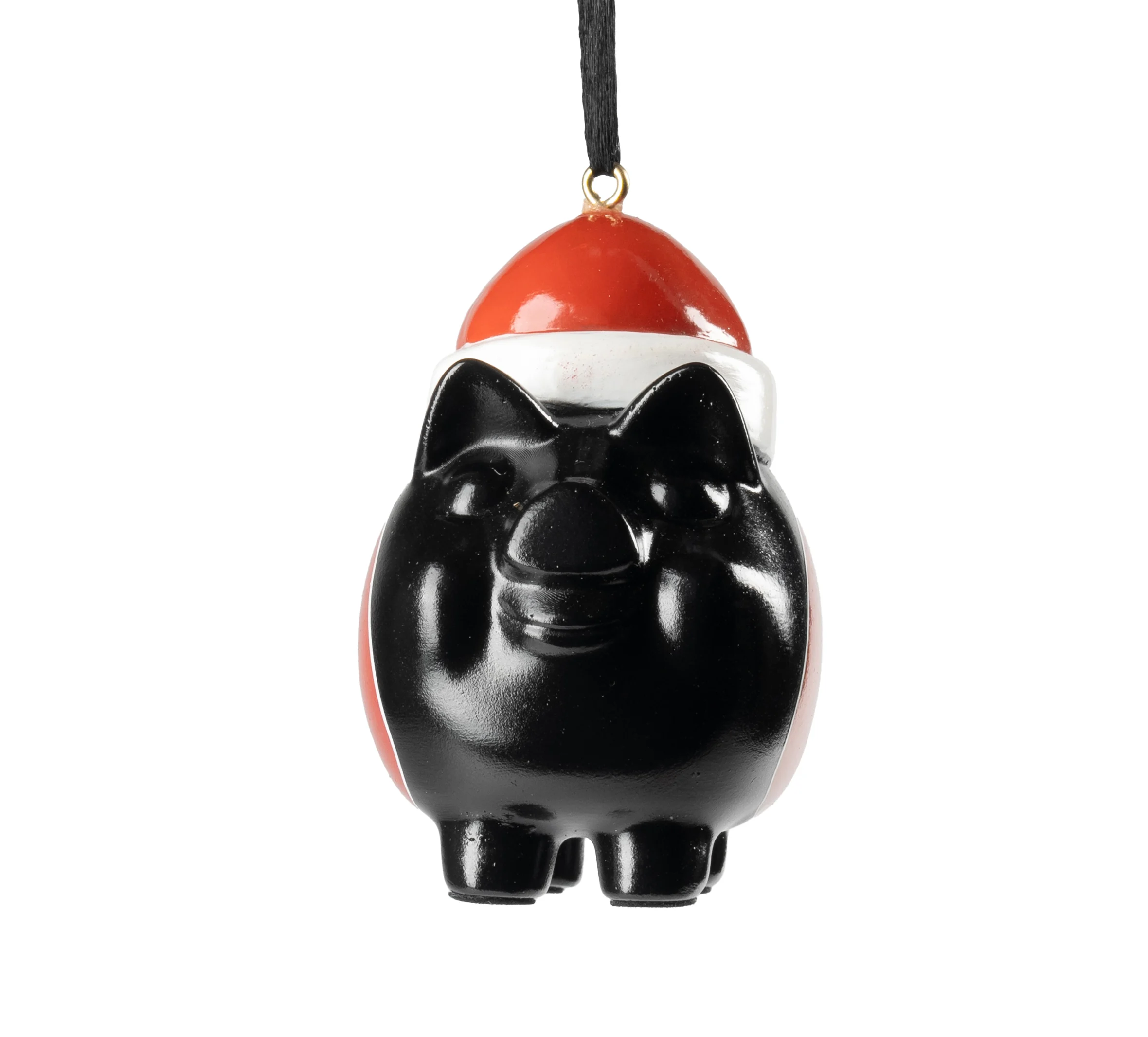 Santa Hog Flame Ornament