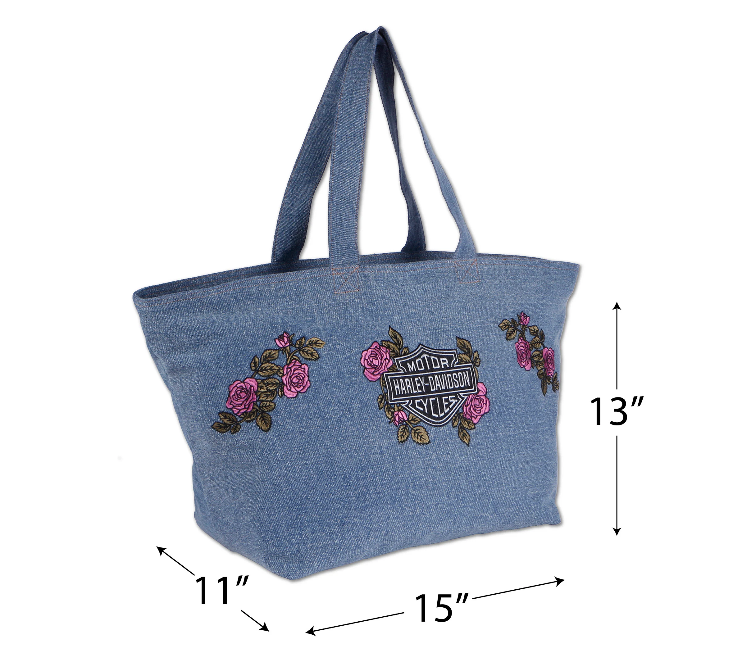 Overnight Denim Tote Bag