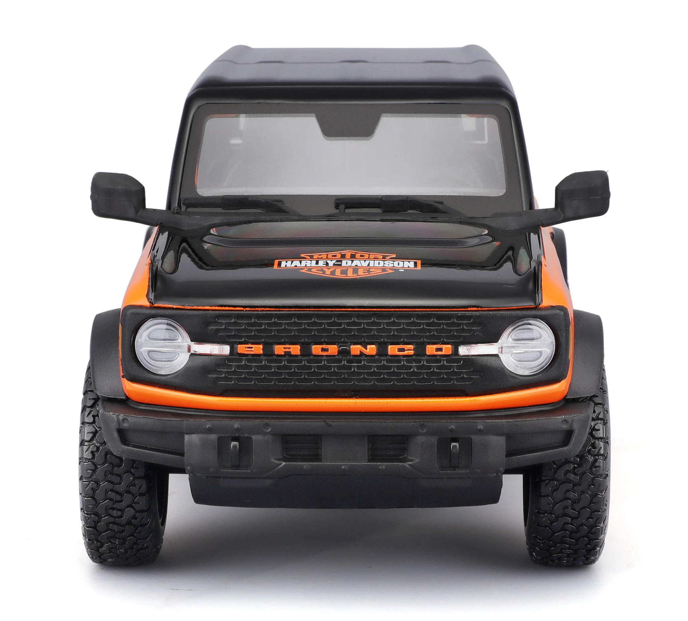 H-D 1:24 Scale Diecast '58 FLH Duo Glide + '48 Ford F-1