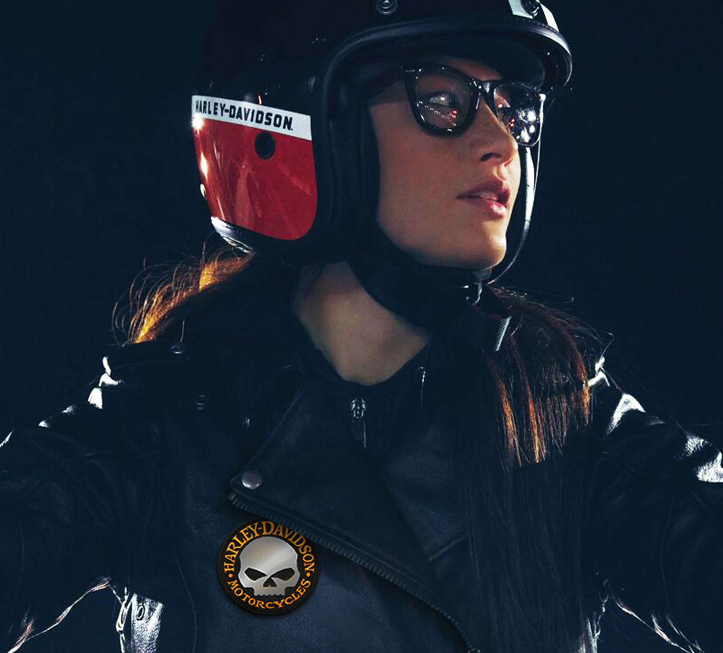 4" Willie G Skull Reflective Patch