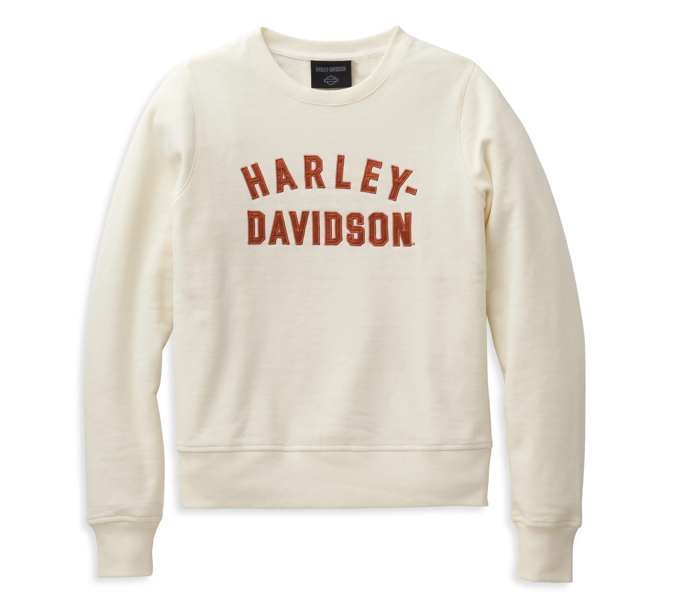 Women's Essence Applique' Crewneck Pullover - Cloud Dancer