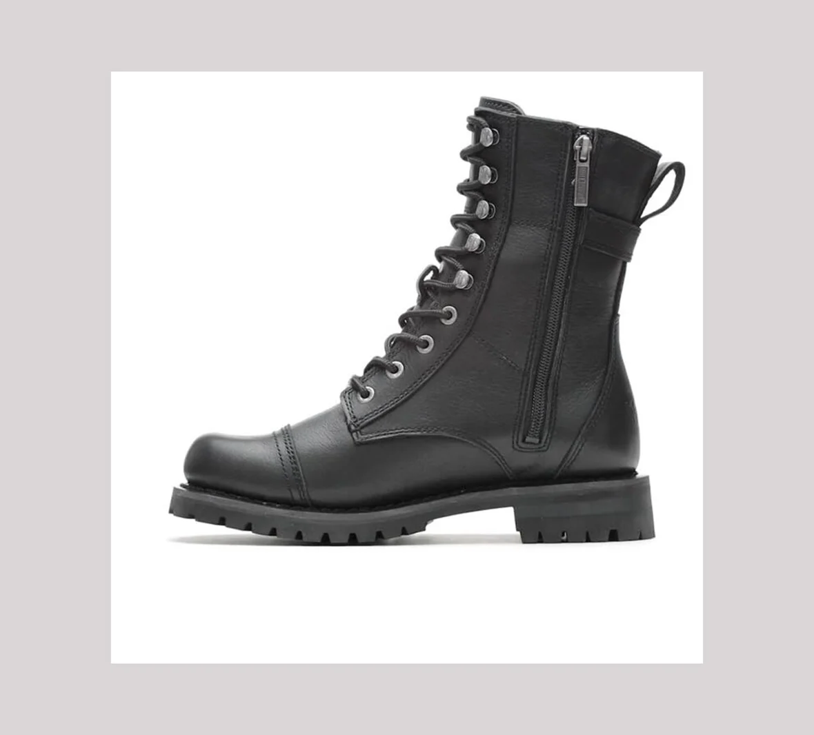Women's Leather Waterproof Balsa Skull Riding Boot