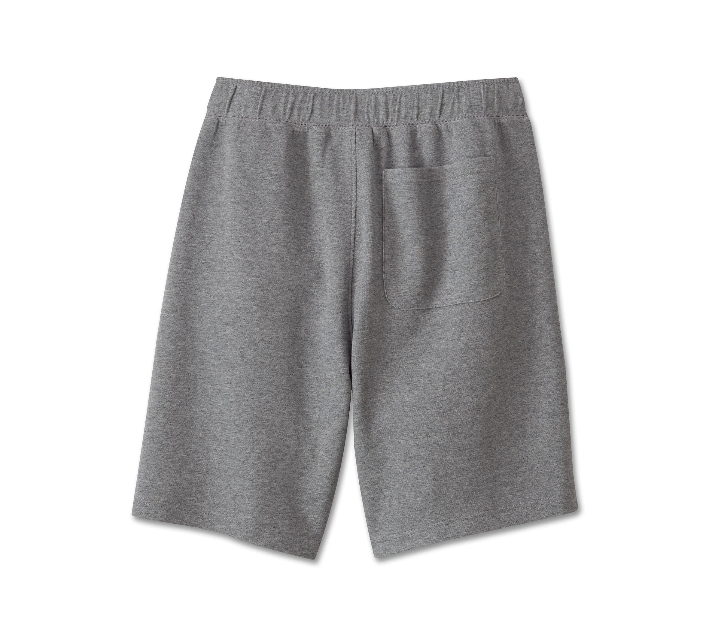 Men's Bar & Shield Fleece Shorts - Medium Grey Heather
