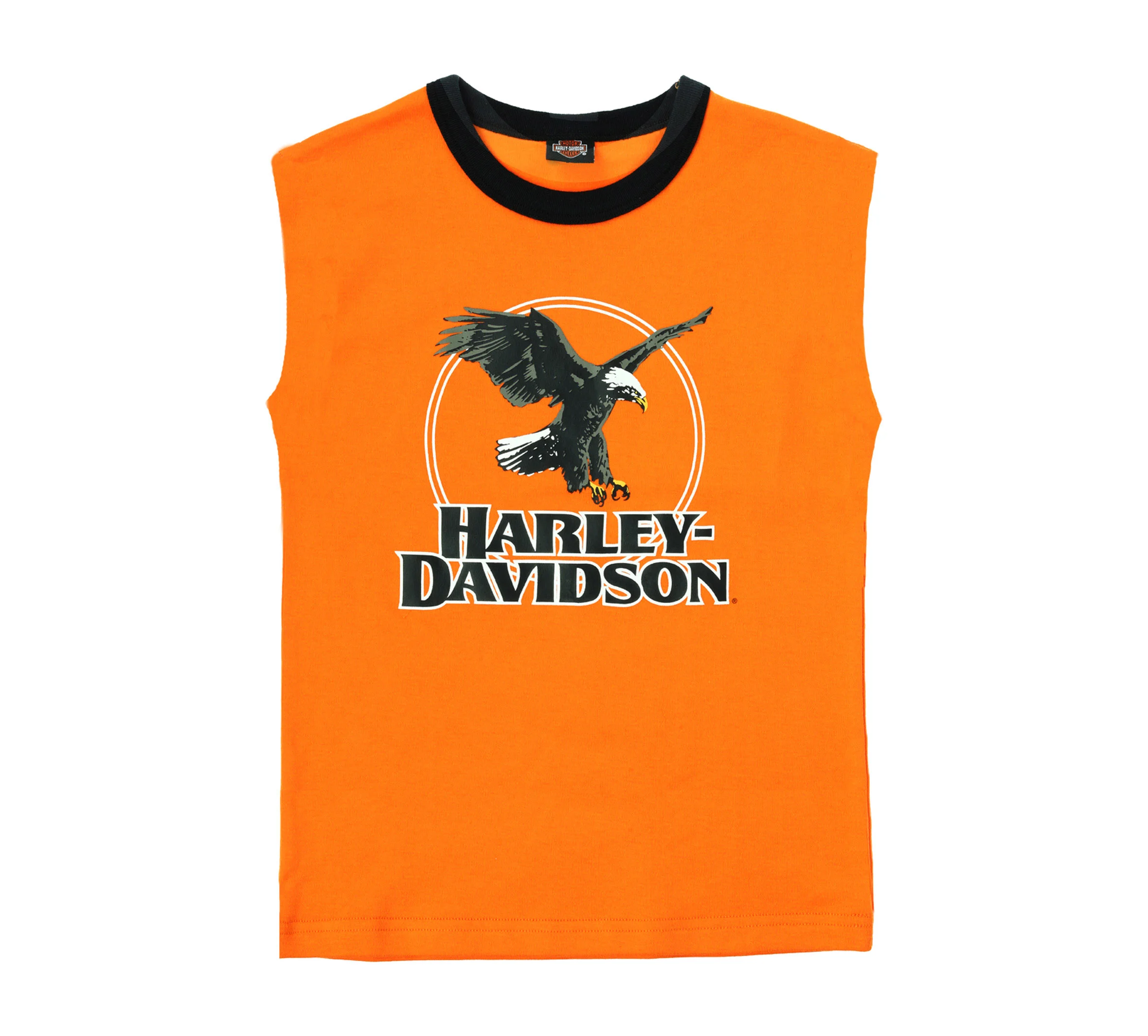 Toddler Boy's Rally Collection Eagle Muscle Tee  in Persimmon Orange