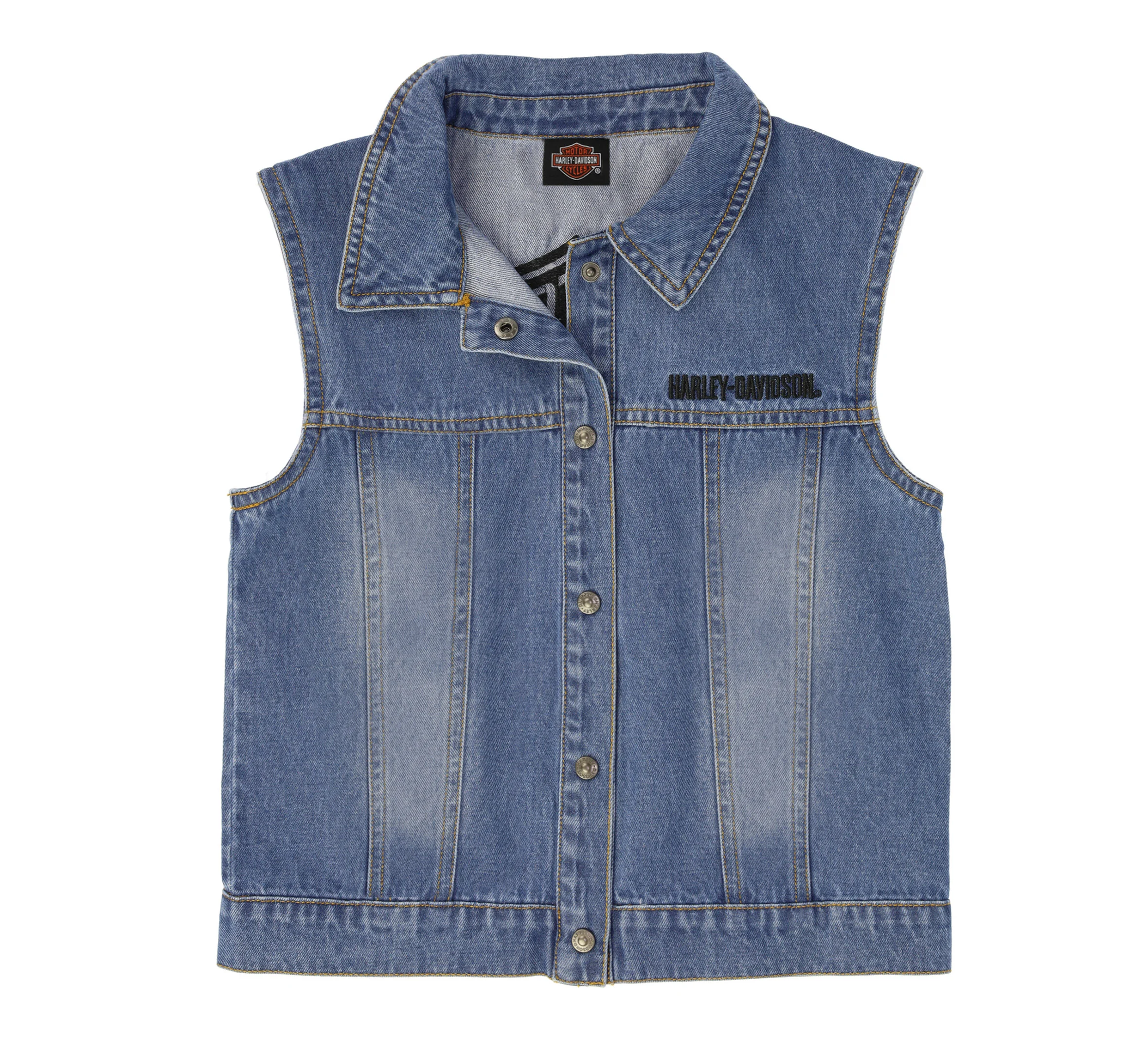 Big Kids Denim Vest