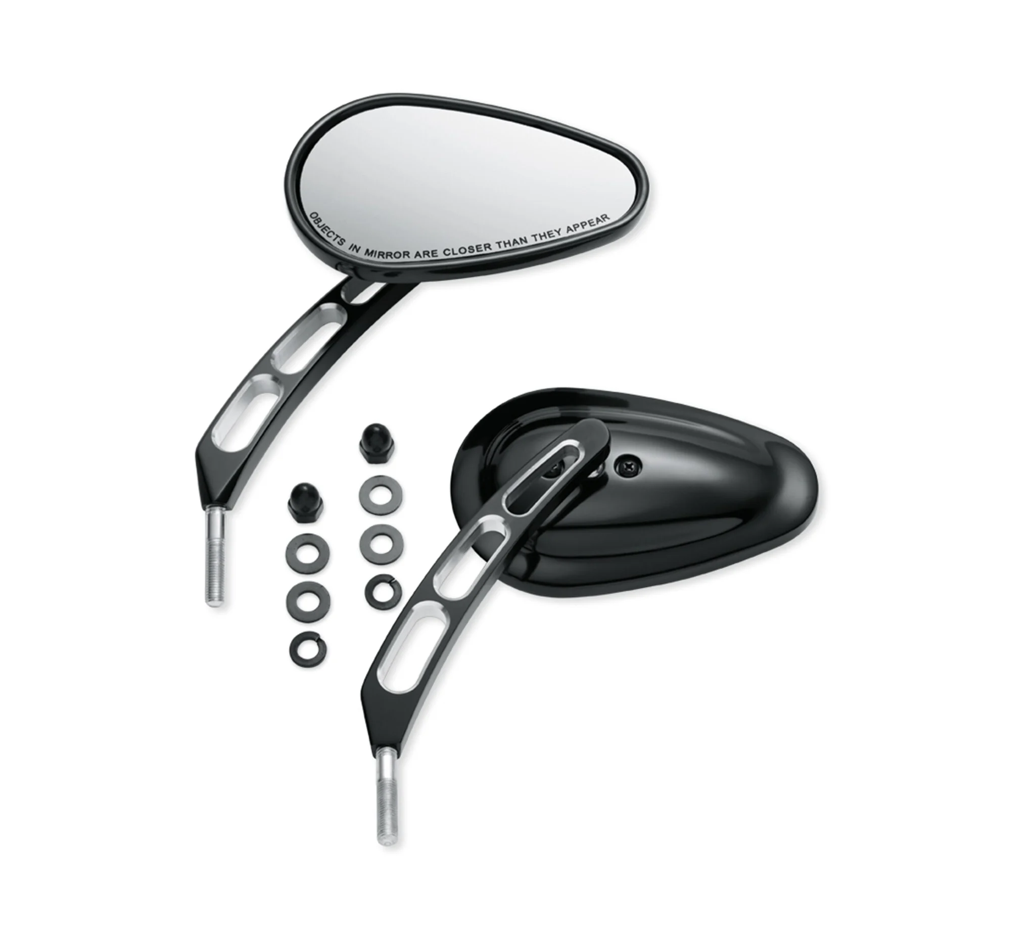 Edge Cut Stem Mirrors