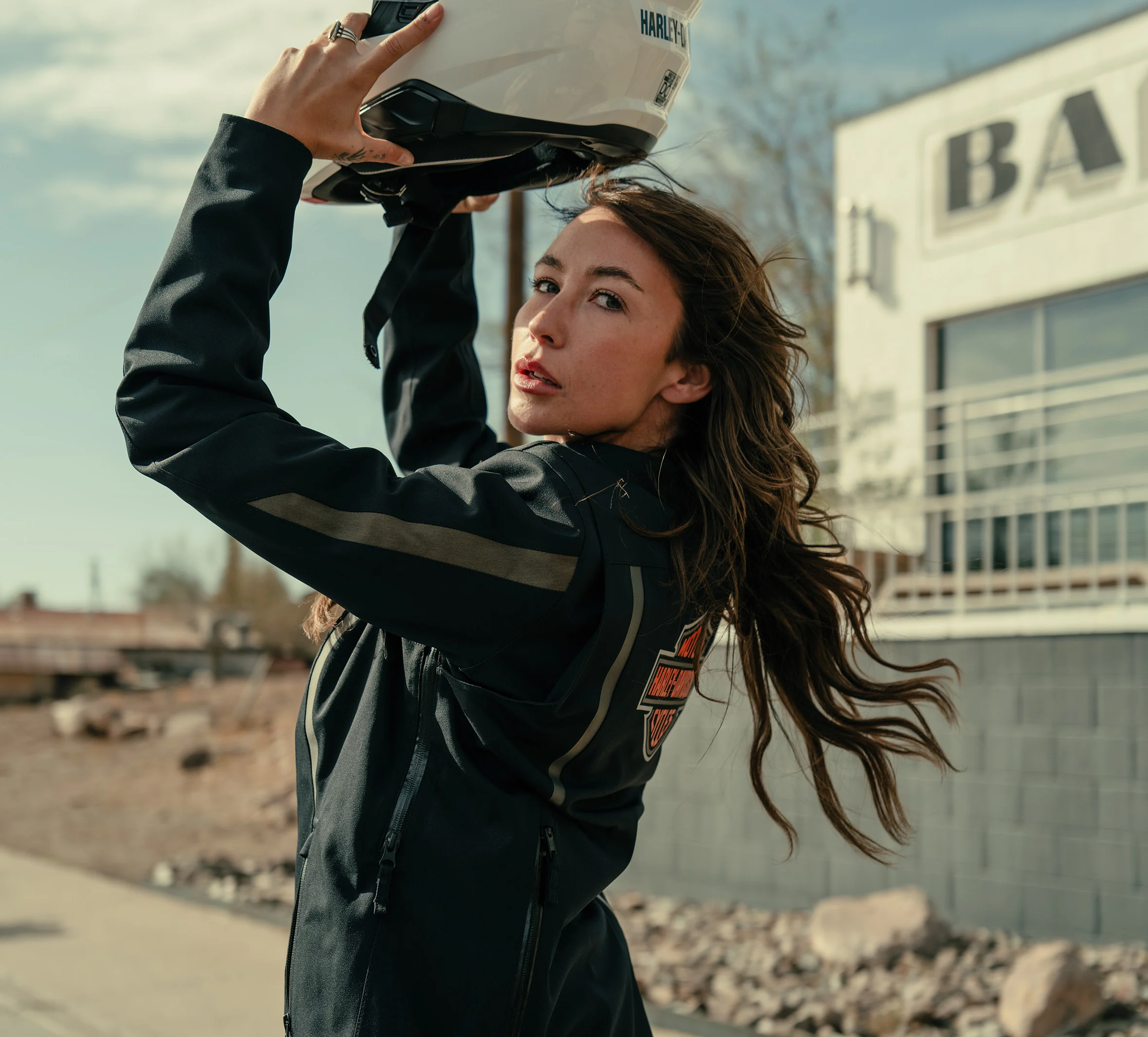 Women's H-D Waterproof Textile Riding Jacket