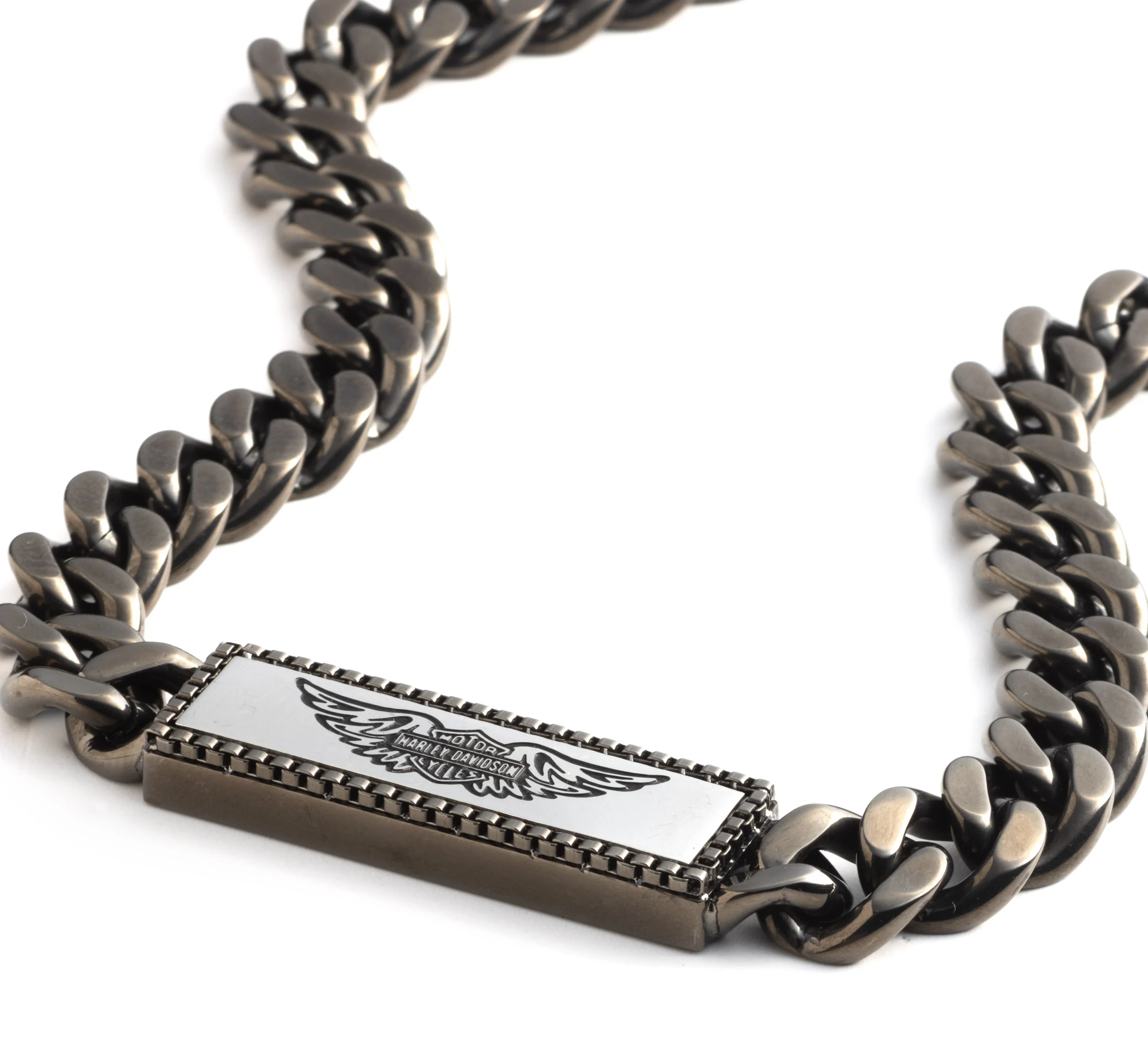 Men's 22" Wing Logo Curb Chain Necklace