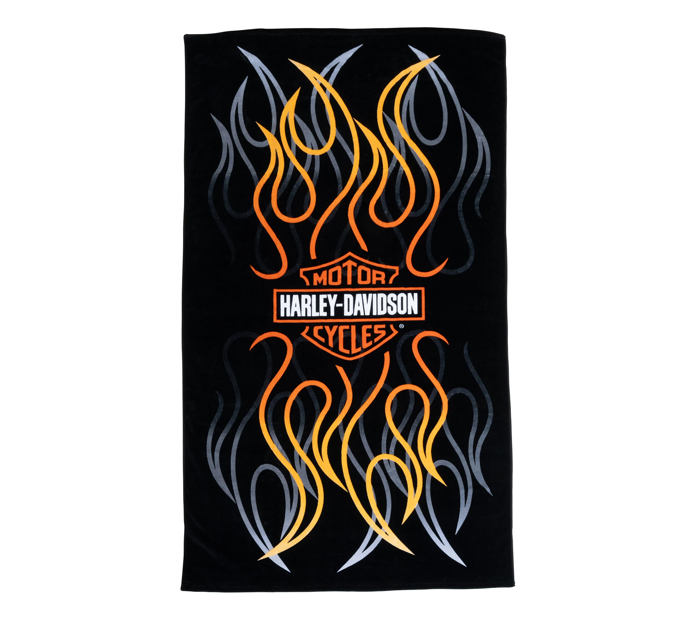 Bar & Shield Flames Towel