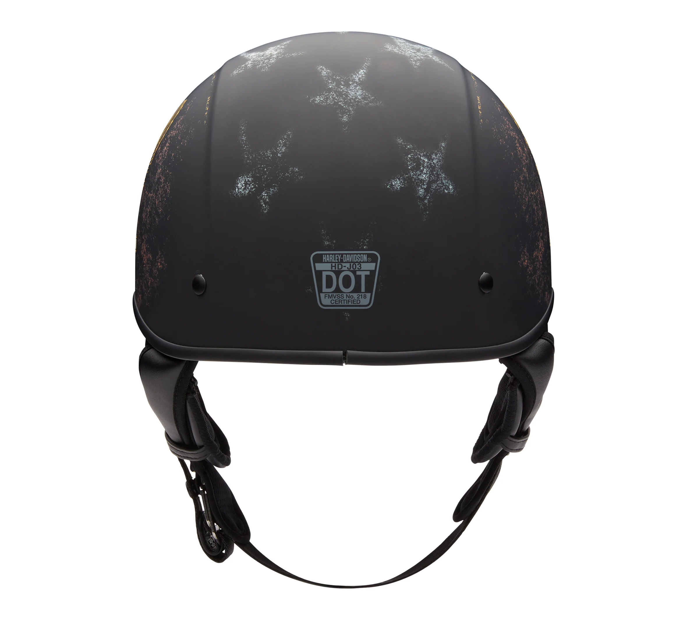 H-D Busby Ultra-Light Sun Shield J03 1/2 Helmet - Matte Black