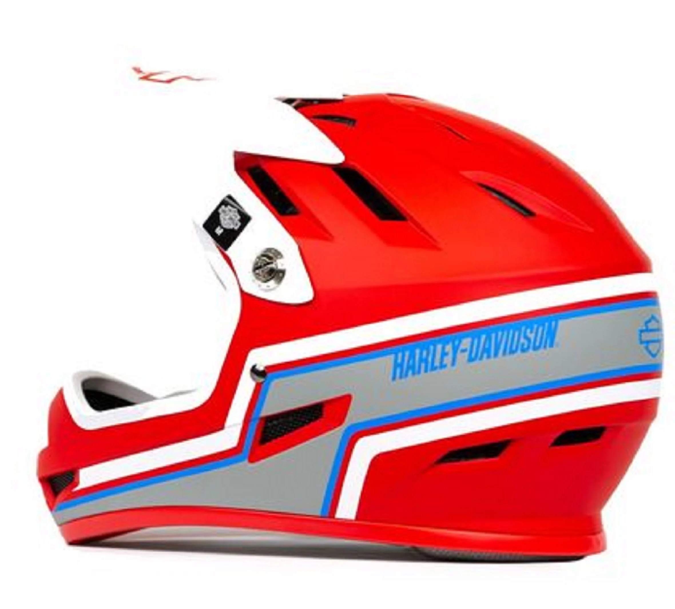 Sanction Youth Bike Helmet - Red/White