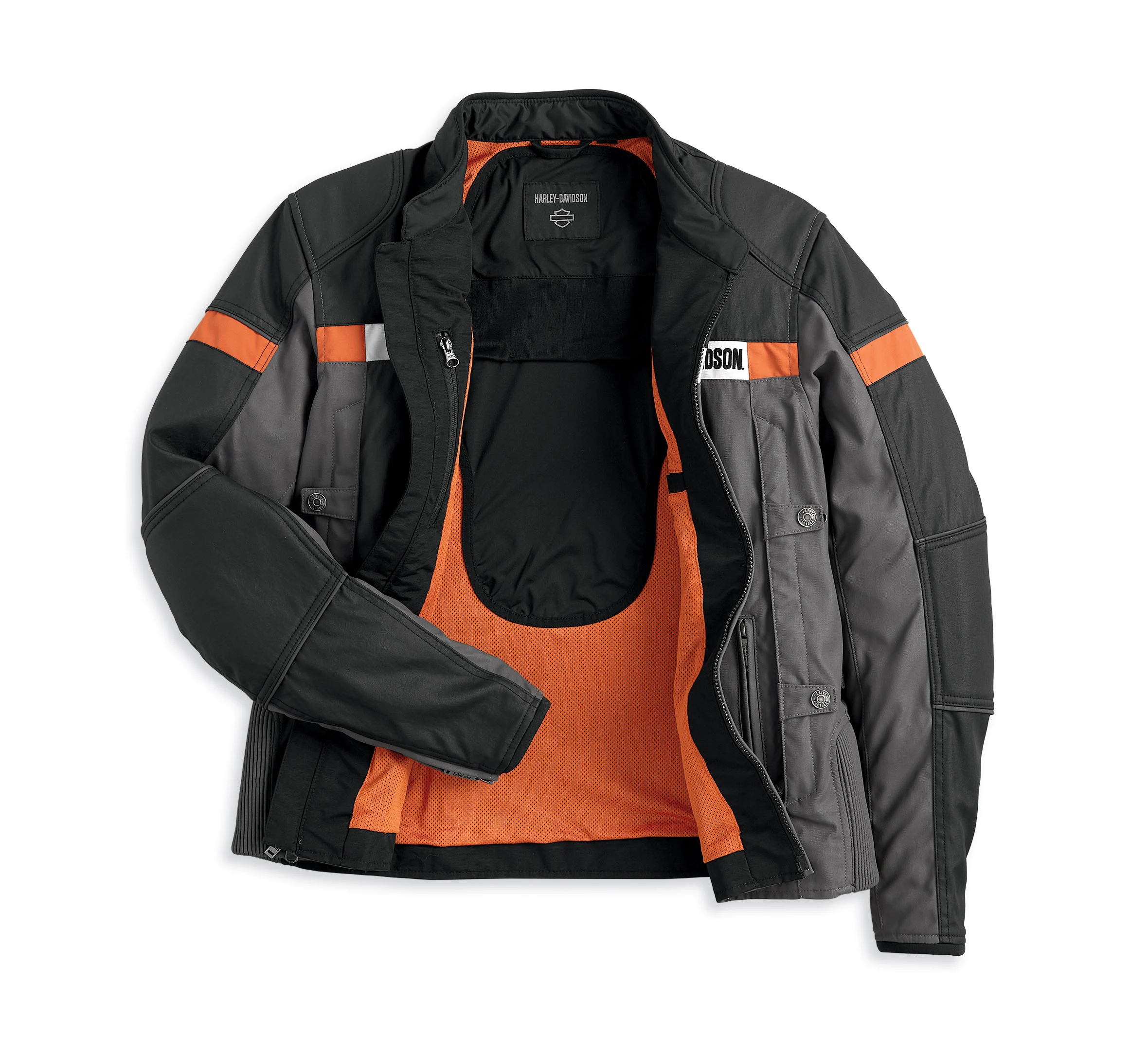 Men's Amalgam Textile Triple Vent System Riding Jacket