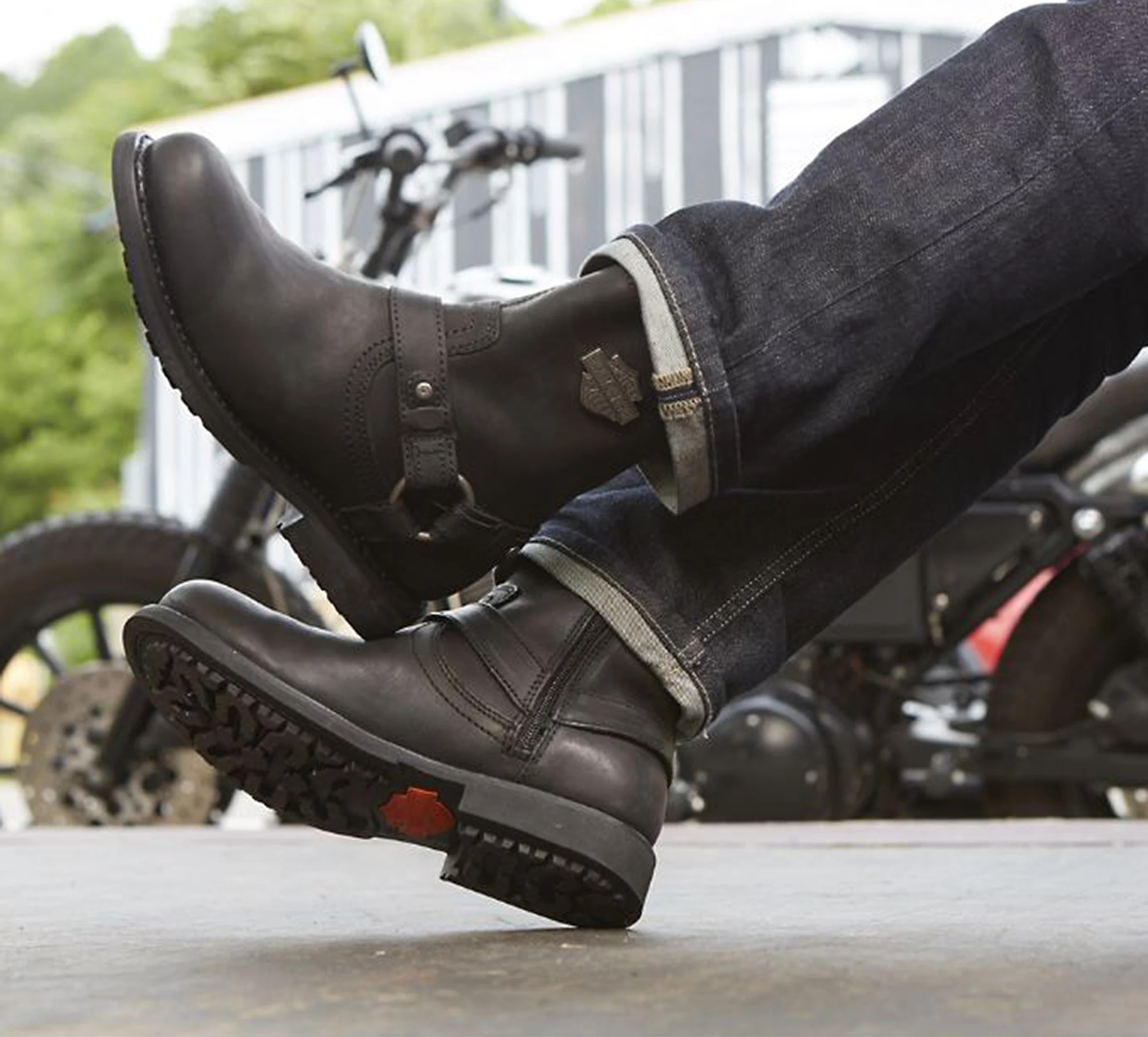 Men's Scout Leather Harness Riding Boot