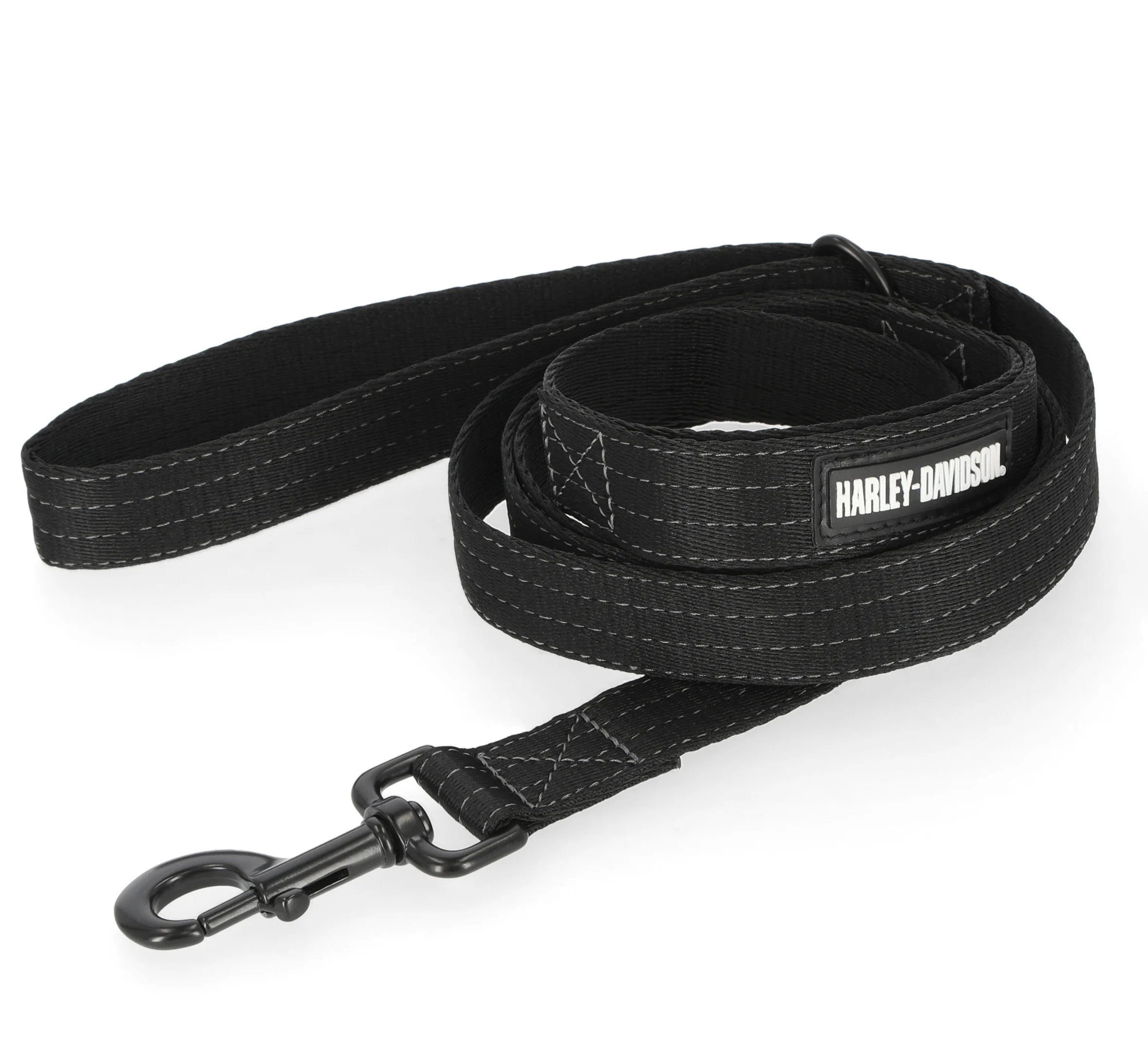 Nylon Dog Leash Black - 6'