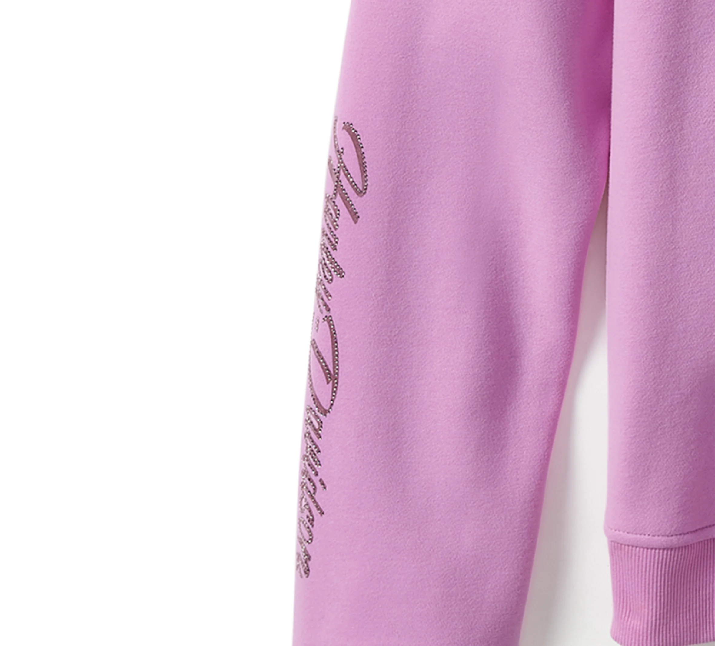 Women's Essential Bling Pullover Fleece Hoodie - Orchid