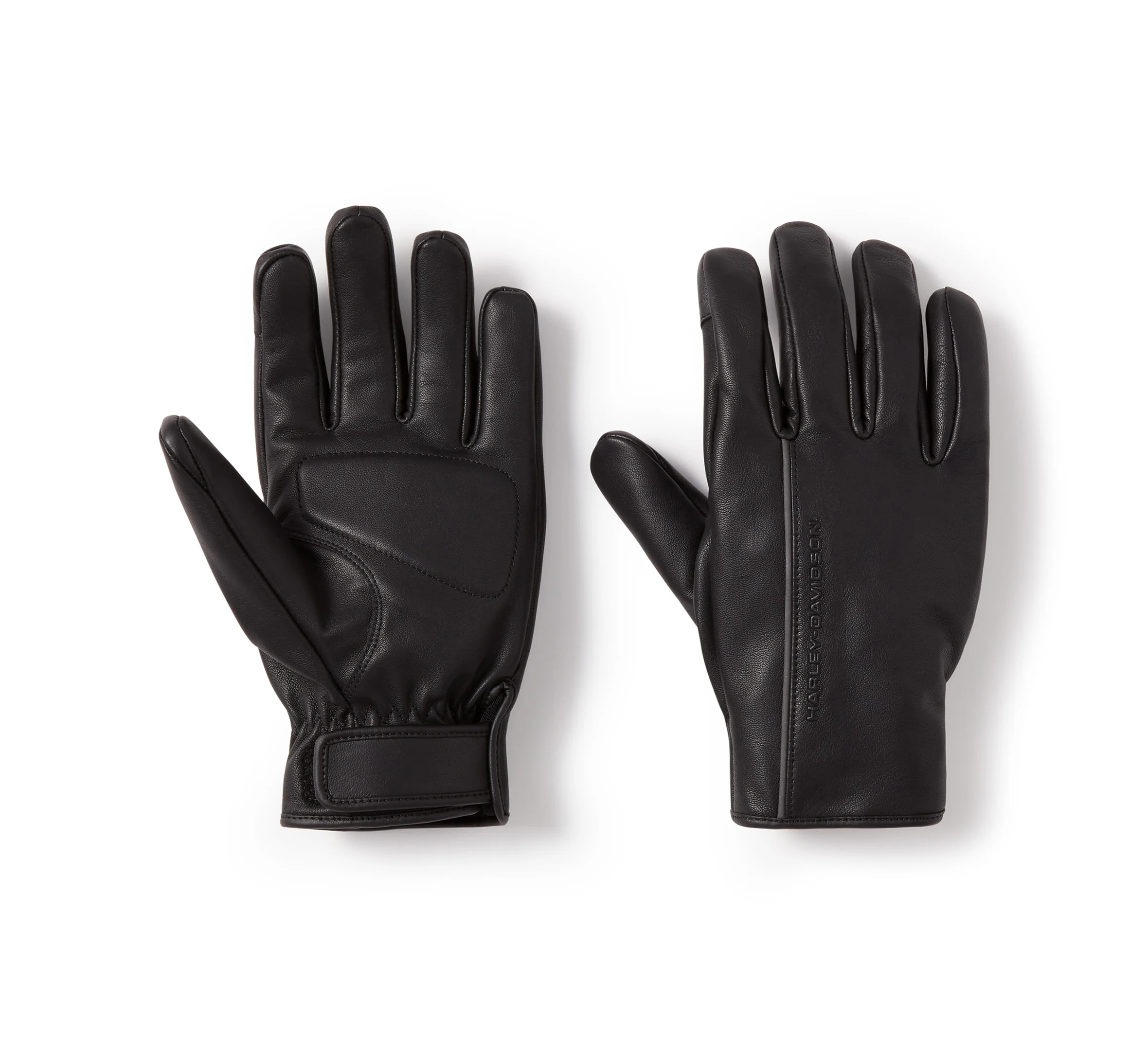 Men's H-D Waterproof Leather Riding Gloves