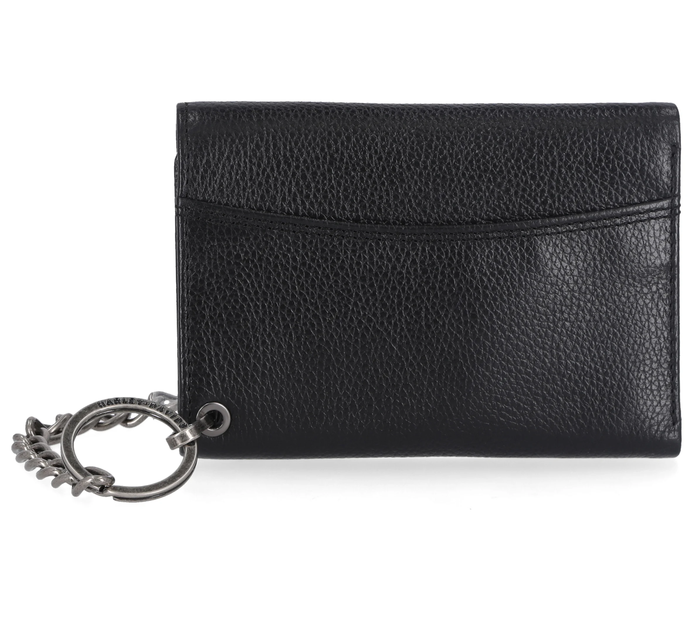 Bar & Shield Trifold Wallet With Chain