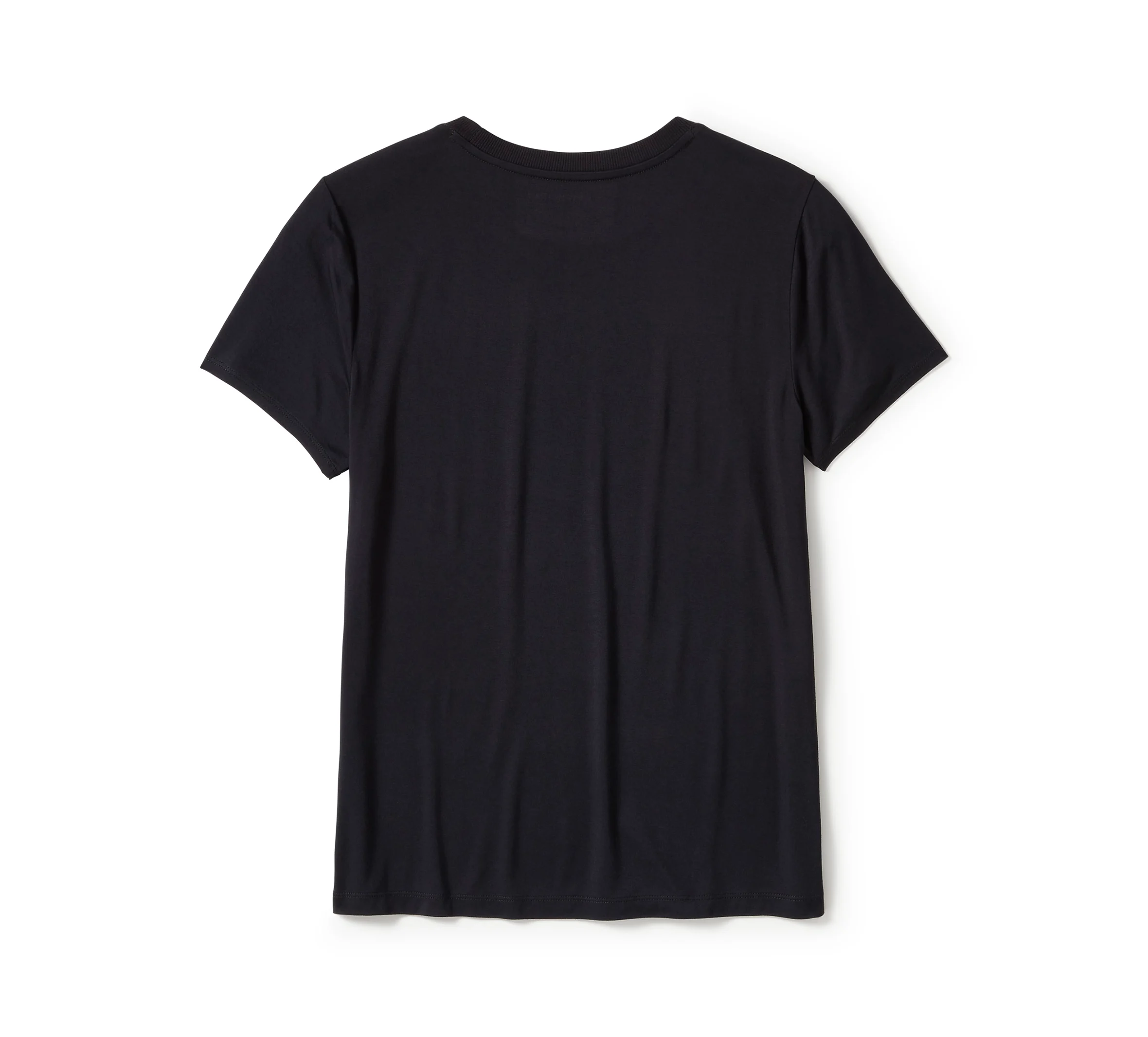 Women's Essential Bling Crew Neck Tee - Harley Black