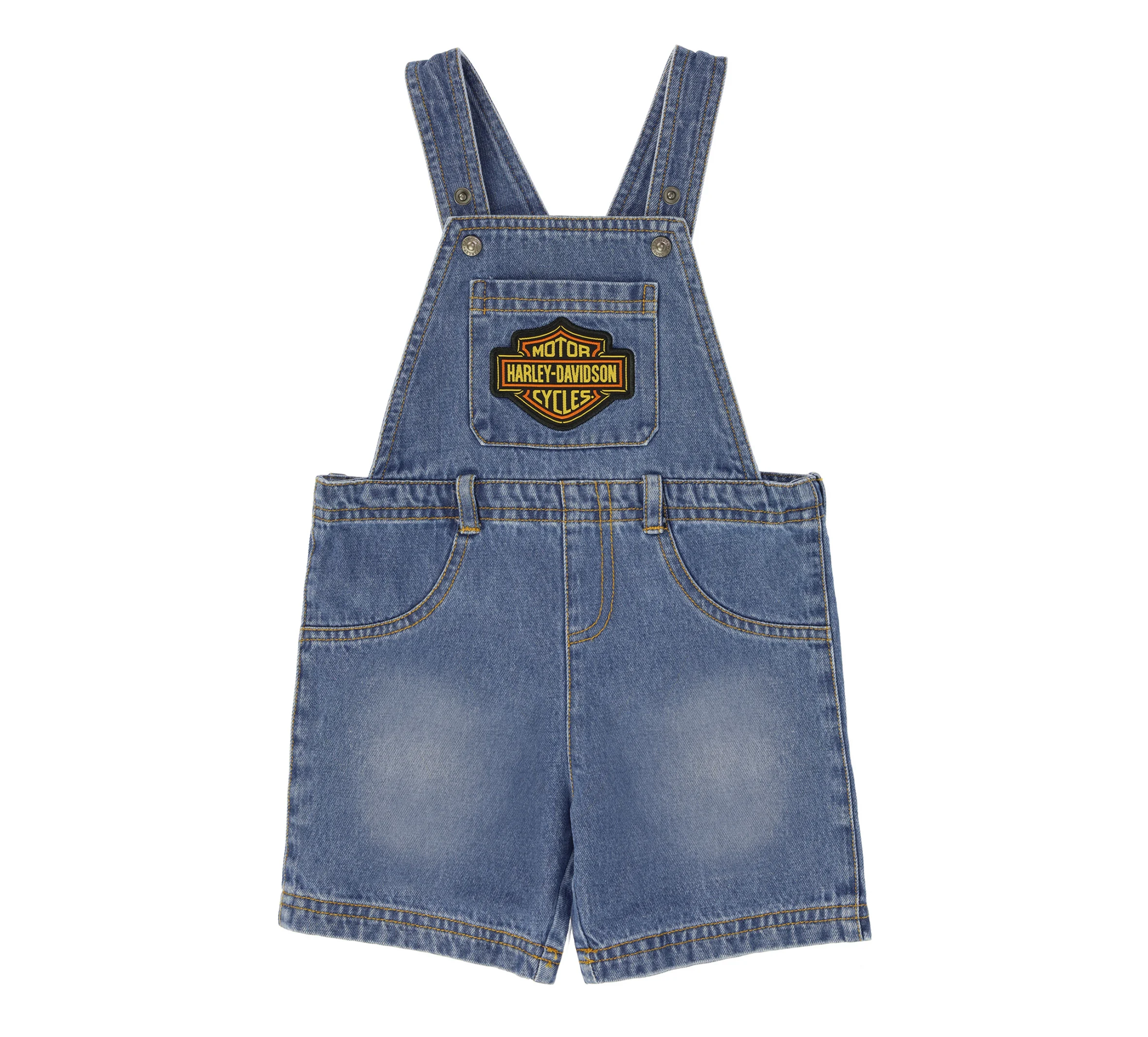 Infant Boys Denim Shortall & Tee Set